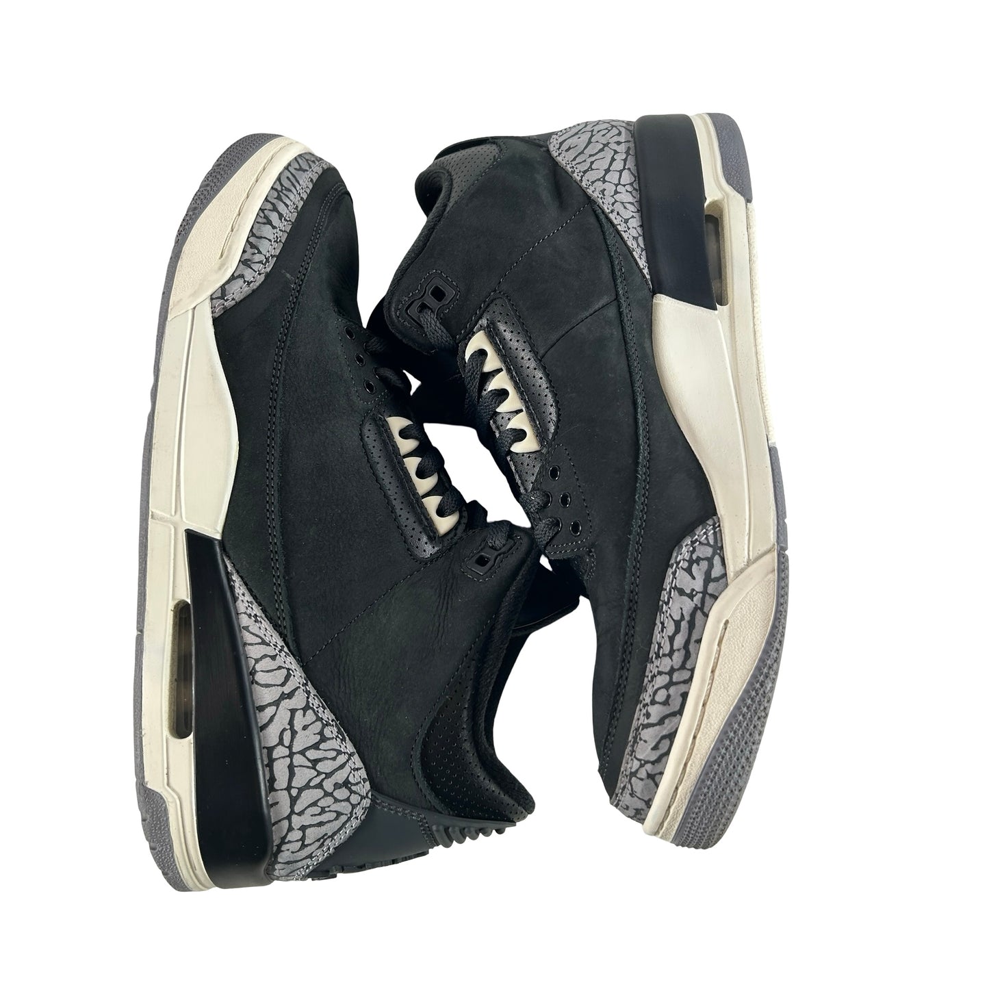 CK9246 001 Jordan 3 Retro Off Noir (Women's) [USED] - 12 W (Used) (Replace Box)