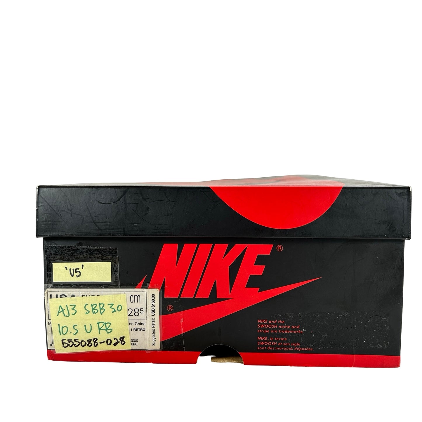555088 028 Jordan 1 Retro High Shattered Backboard 3.0 [USED] - 10.5 M (Used5) (Replace Box)