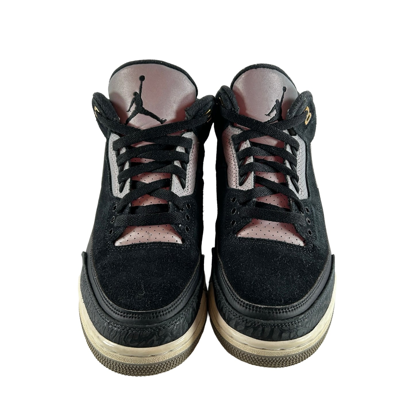CK4348 007 Jordan 3 Retro Tinker Black Cement Gold [USED] - 8.5 M (Used) (No Box)