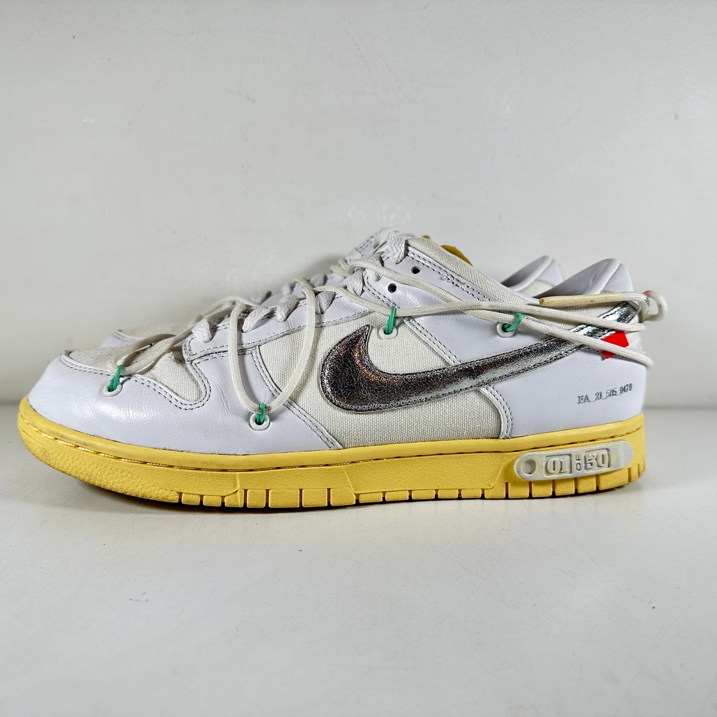 DM1602 127 Nike Dunk Low Off-White Lot 1 [USED] - 10.5 M (Used)