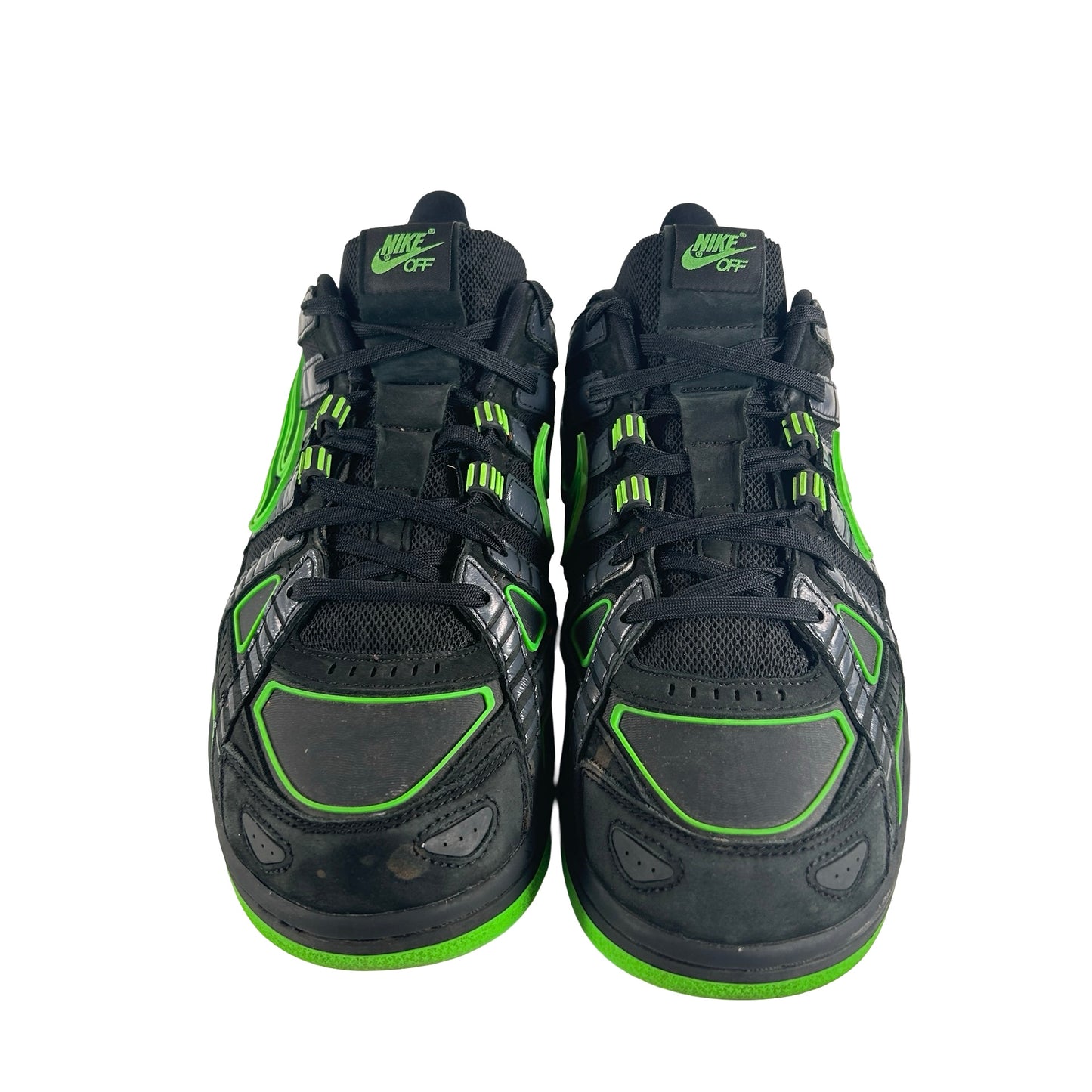 CU6015 001 Nike Air Rubber Dunk Off-White Green Strike [USED] - 12 M (Used3)