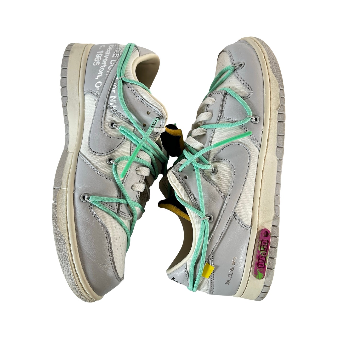 DM1602 114 Nike Dunk Low Off-White Lot 4 [USED] - 10 M (Used)