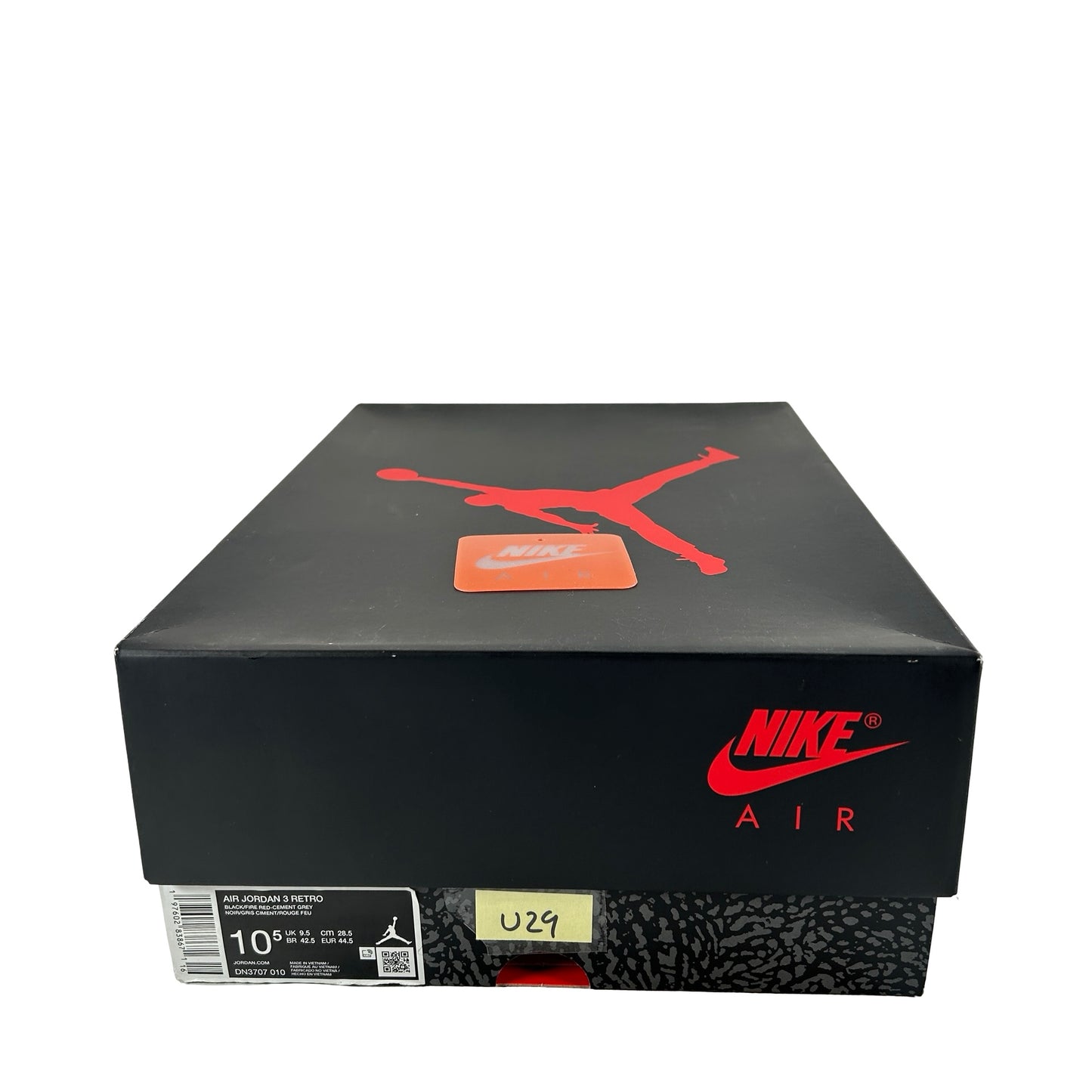 DN3707 010 Jordan 3 Retro OG Black Cement (2024) [USED] - 10.5 M (Used29)