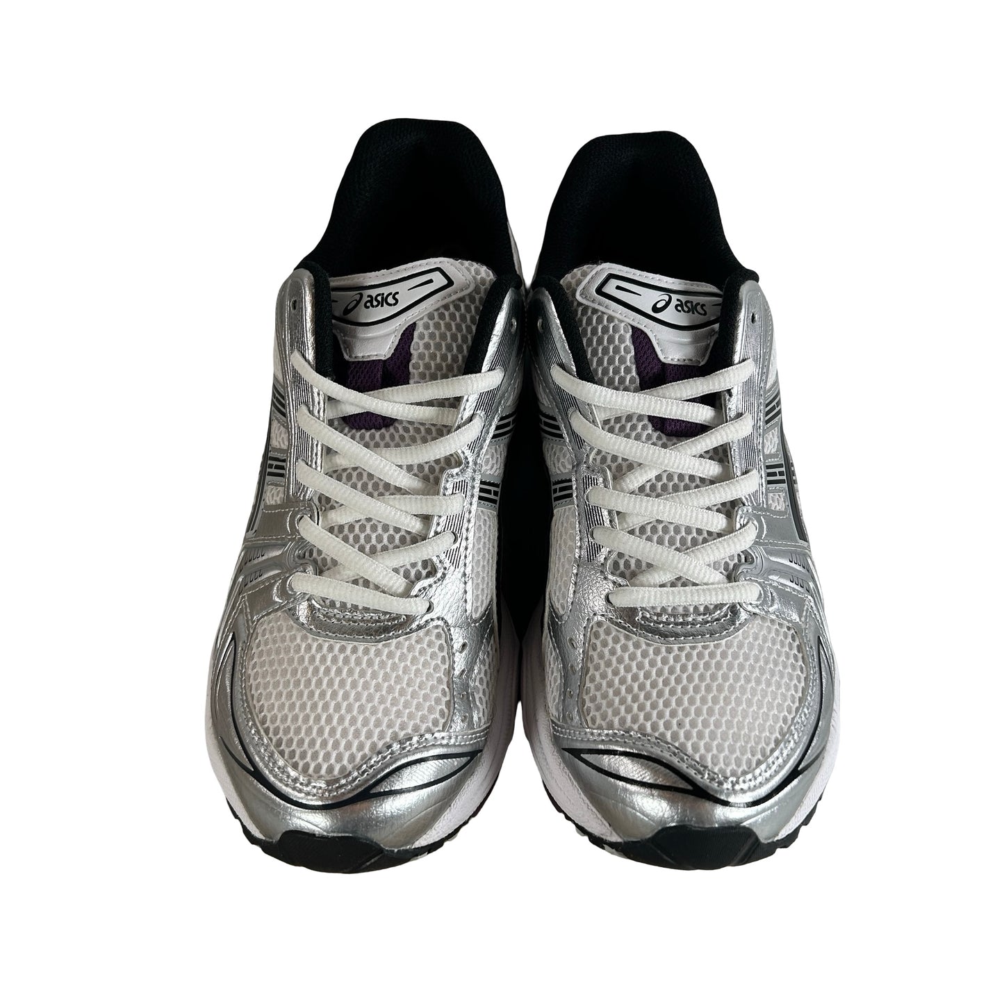 1202A056 111 ASICS Gel-Kayano 14 White Dark Grape (Women's) [USED] - 10 W (Used2)