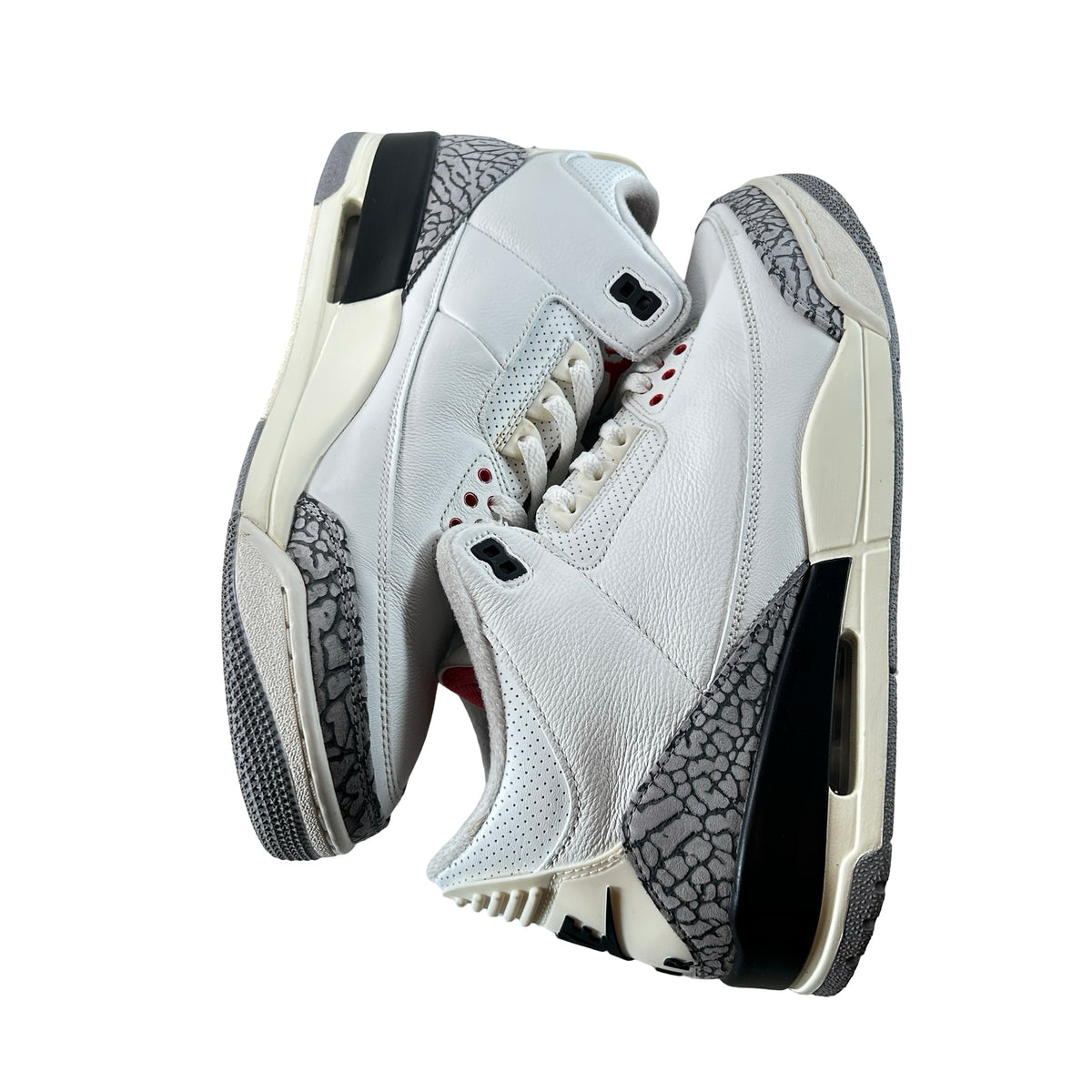 DN3707 100 Jordan 3 Retro White Cement Reimagined [USED] - 12 M (Used17)