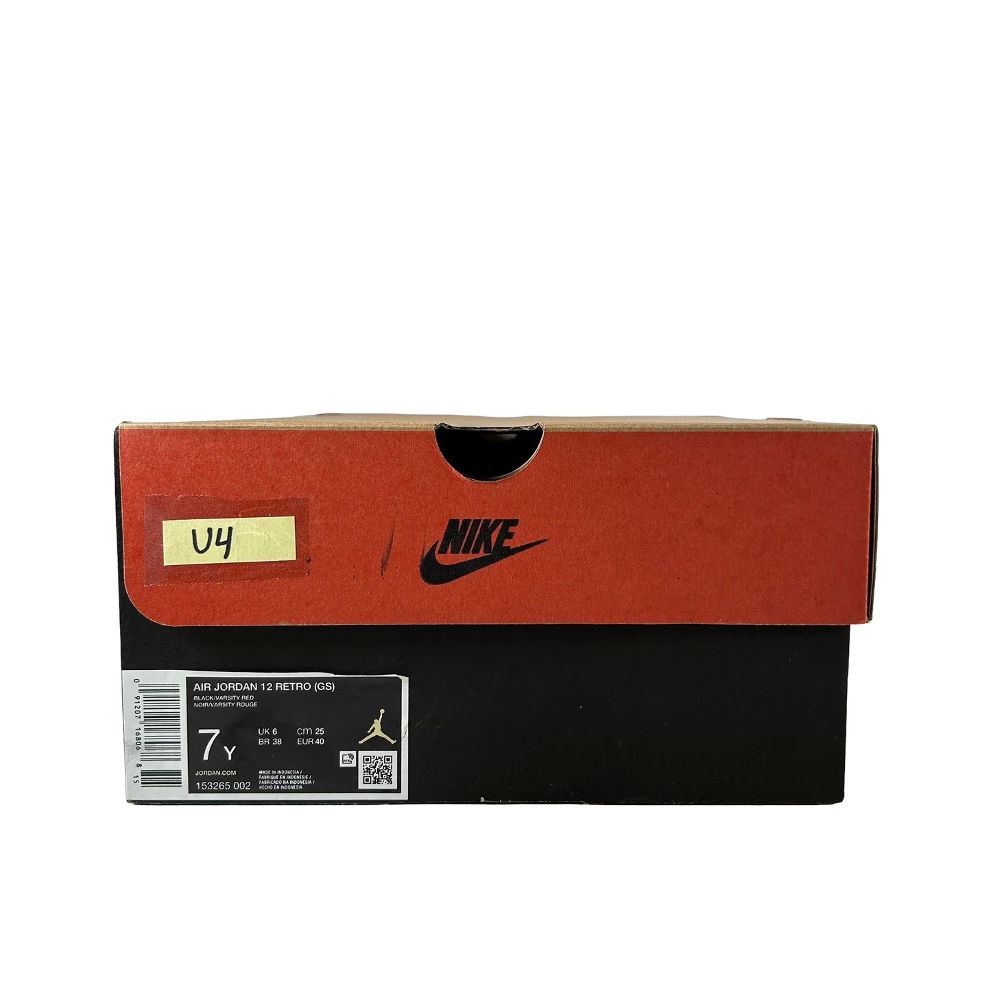 153265 002 Jordan 12 Retro Flu Game (2025) (GS) [USED] - 7 Y (Used4)