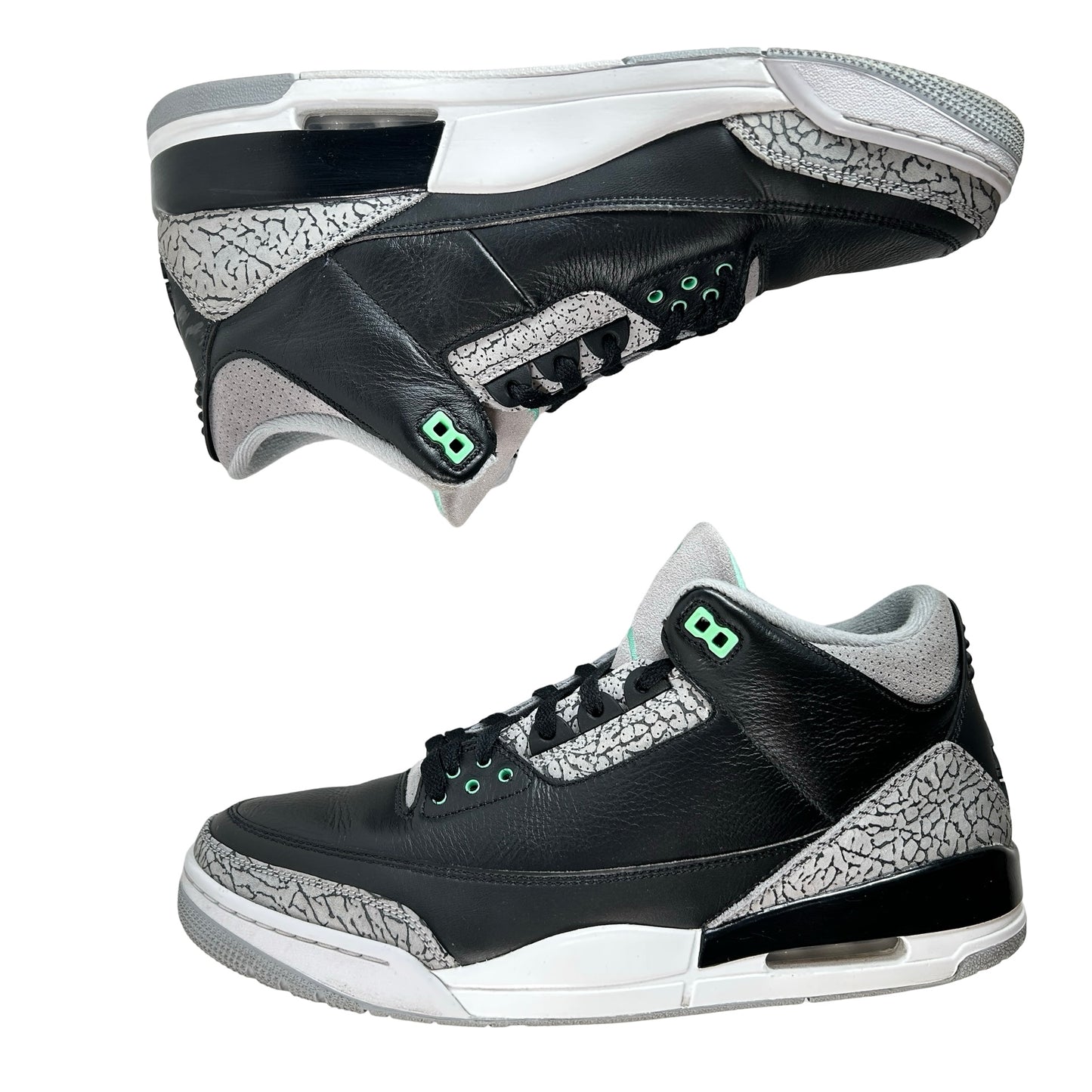 CT8532 031 Jordan 3 Retro Green Glow [USED] - 13 M (Used2)