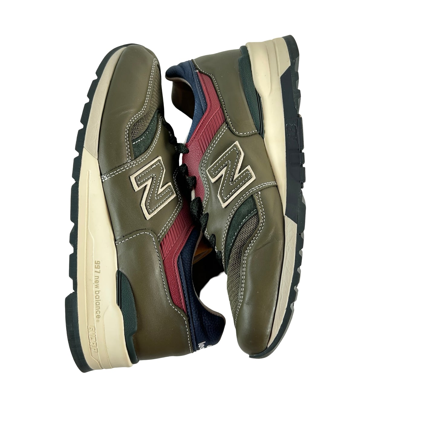 U997AIM New Balance 997 MiUSA Aimé Leon Dore Dark Moss Angora [USED] - 8.5 M (Used)