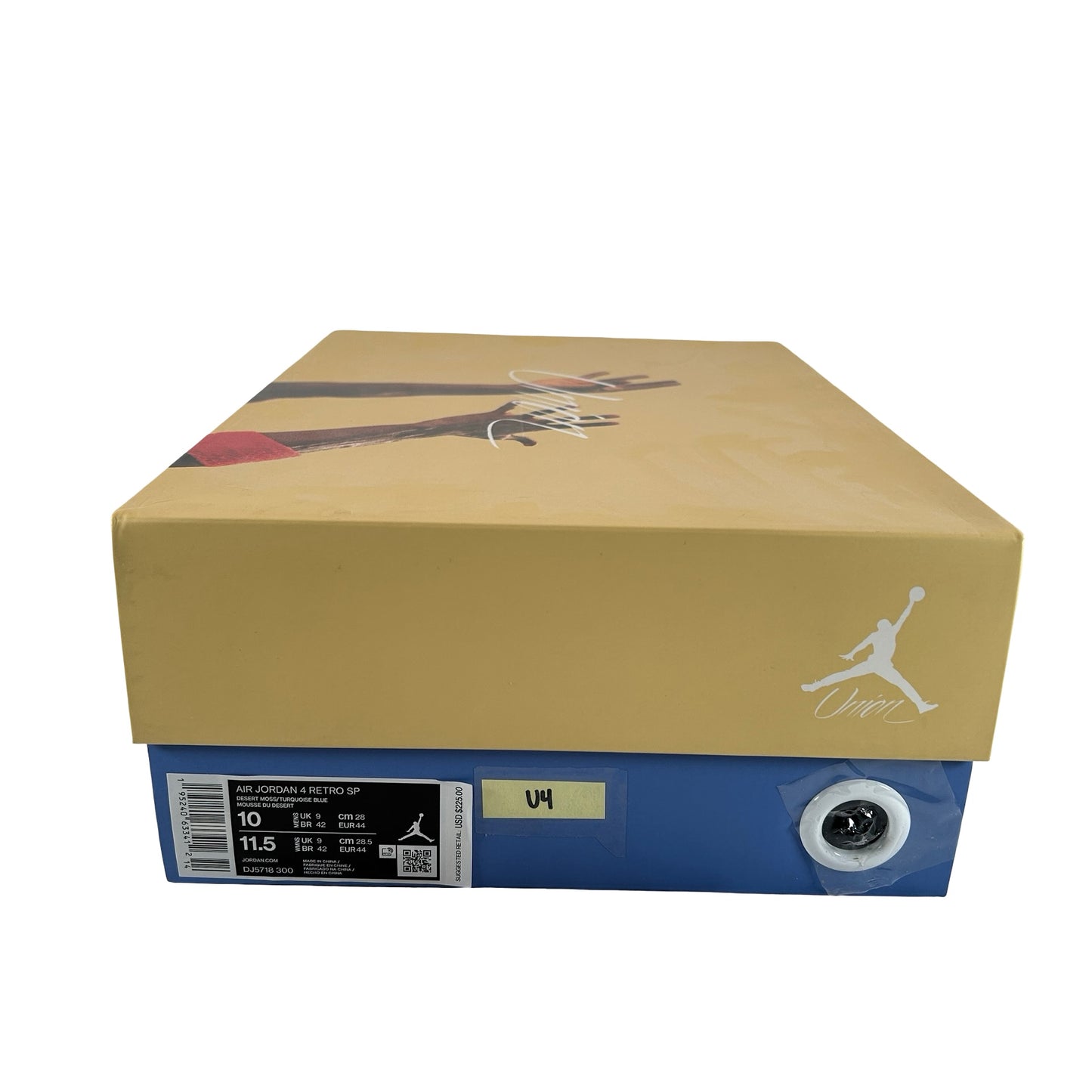 DJ5718 300 Jordan 4 Union Desert Moss [USED] - 10 M (Used4)