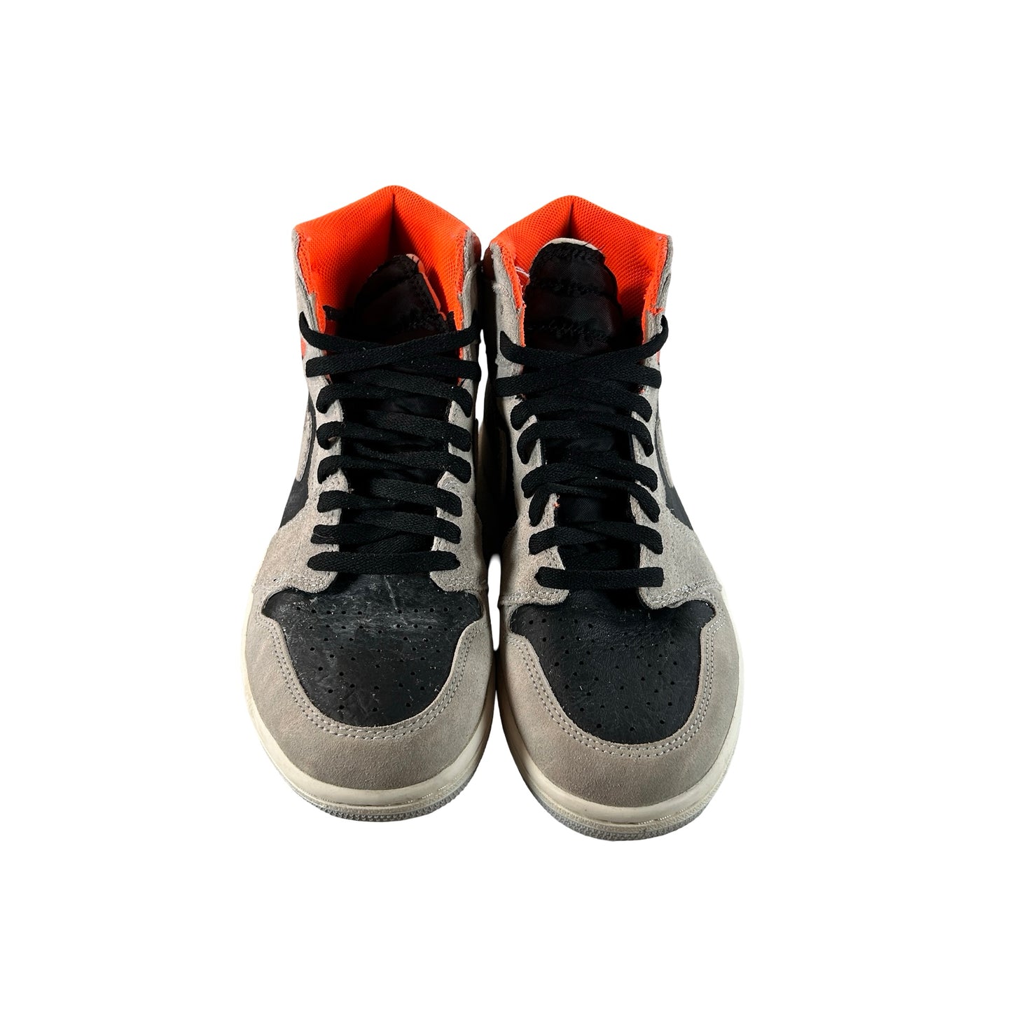 555088 018 Jordan 1 Gris Neutro Hyper Crimson