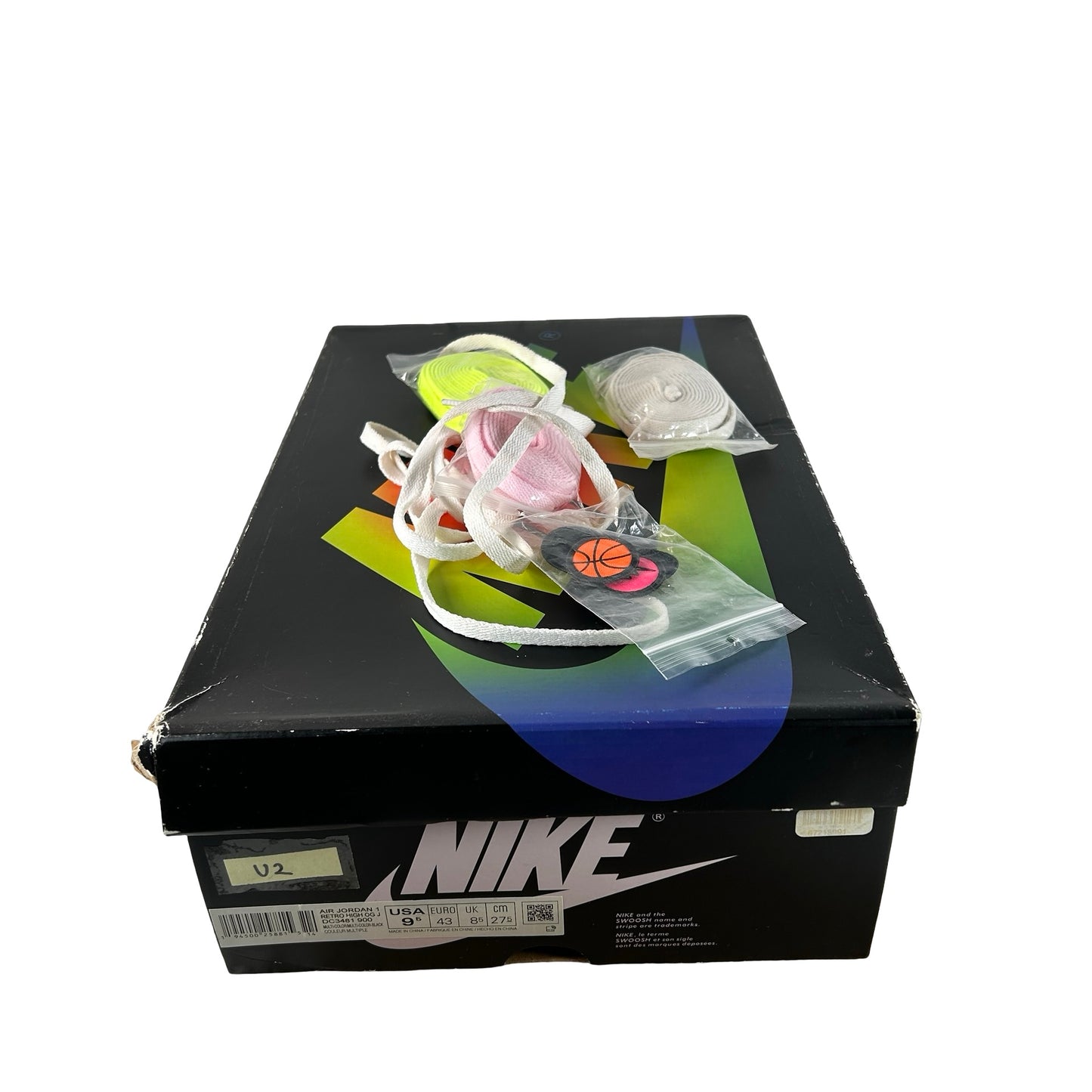 DC3481 900 Jordan 1 Retro High J Balvin [USED] - 9.5 M (Used2)