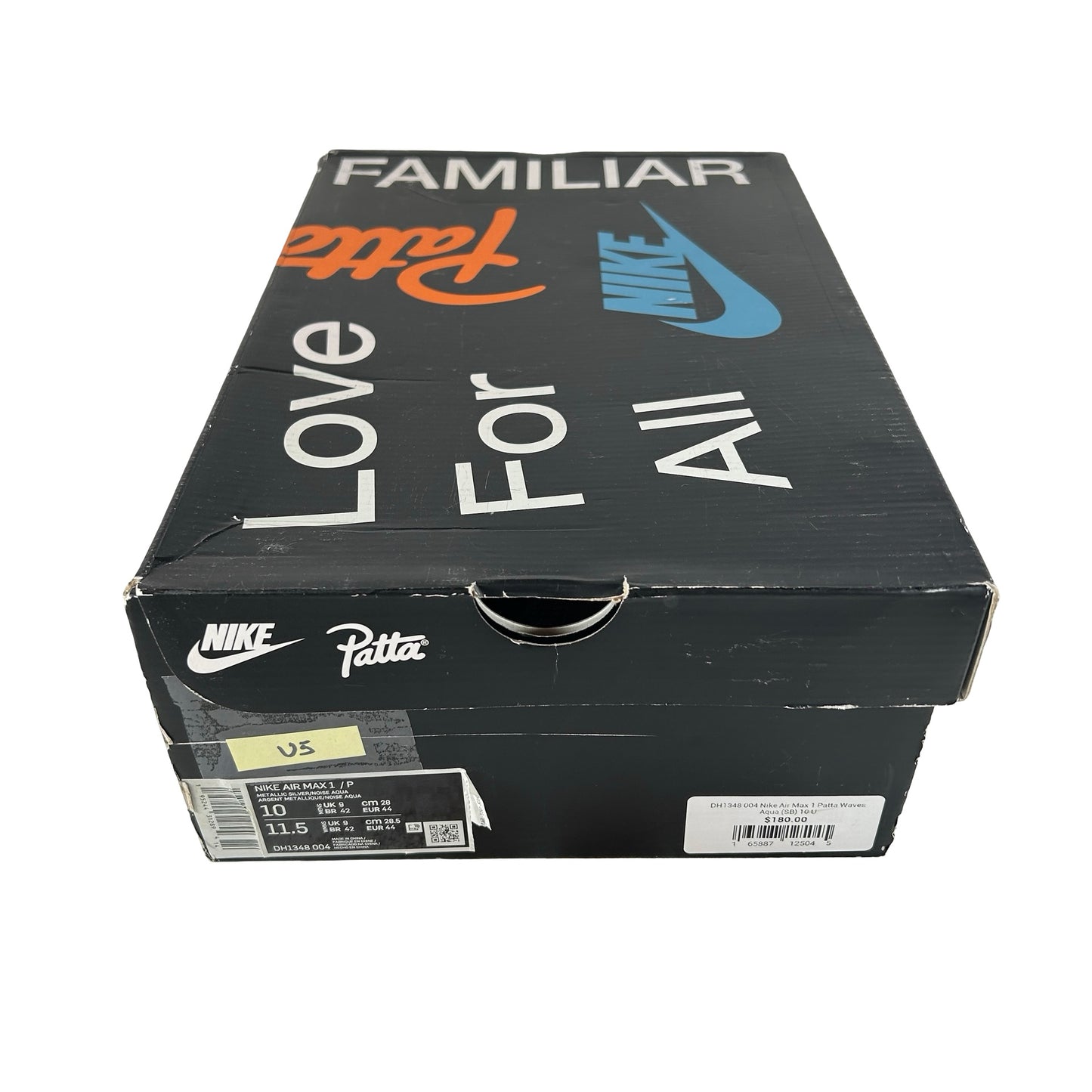 DH1348 004 Nike Air Max 1 Patta Waves Noise Aqua [USED] - 10 M (Used5)