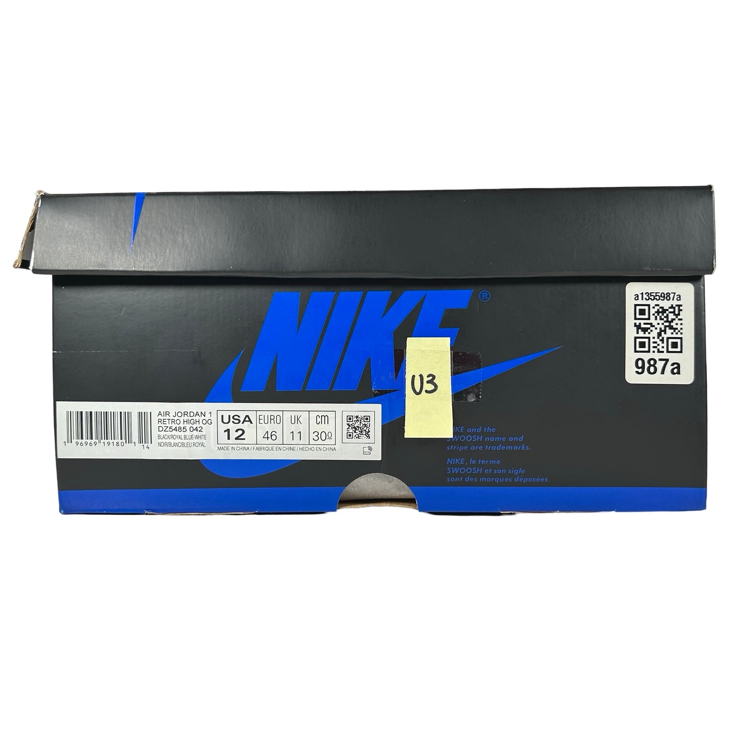 DZ5485 042 Jordan 1 Retro High OG Royal Reimagined [USED] - 12 M (Used3)