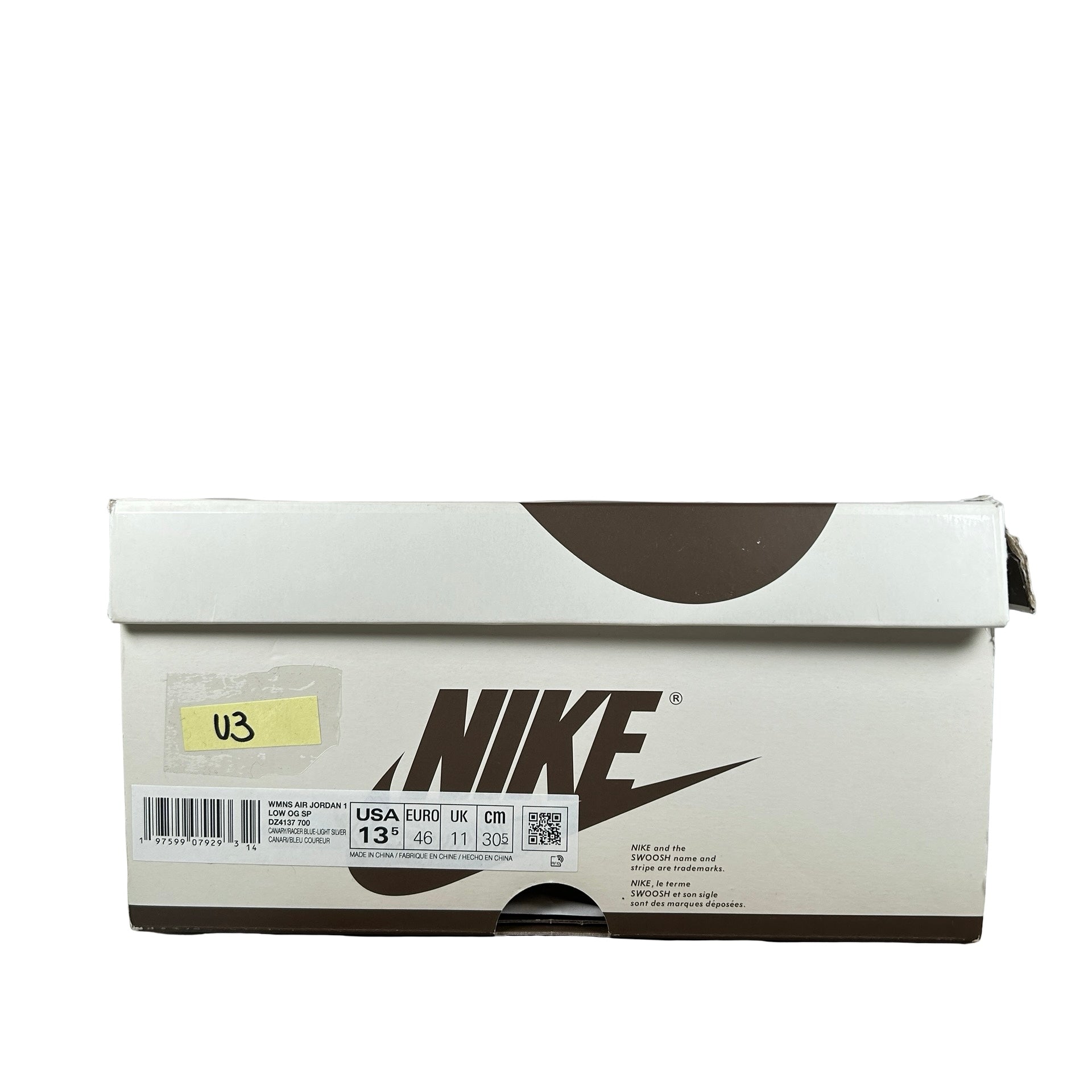 DZ4137 700 Jordan 1 Retro Low OG SP Travis Scott Canary (Women's