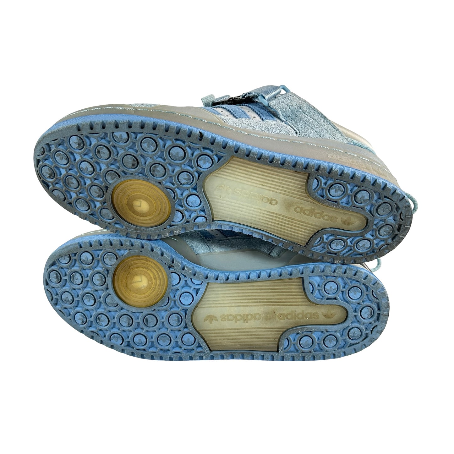 GY9693 adidas Forum Buckle Low Bad Bunny Blue Tint [USED] - 8 M (Used2)