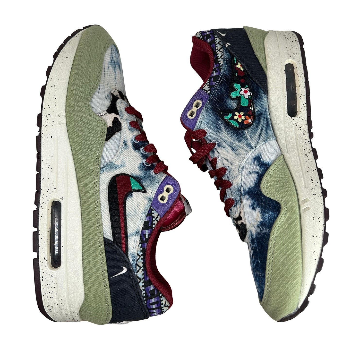DN1803 300 Nike Air Max 1 Concepts Denim Olive Canvas [USED] - 10.5 M (Used) (No Box)