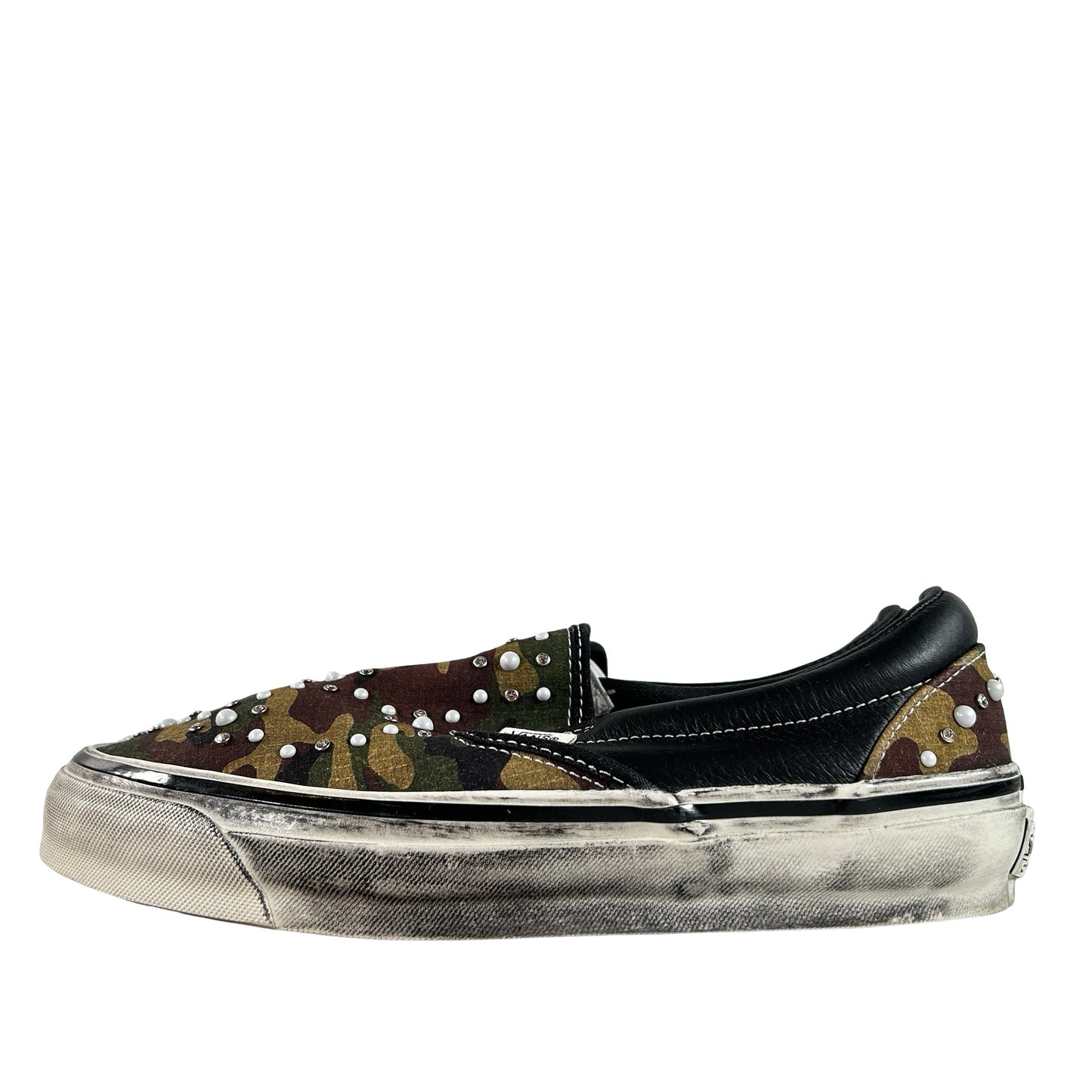 VN000D9PCAK Vans LX Classic Slip-On 98 Pearlized Pack Camo Black [USED] - 8 M (Used)