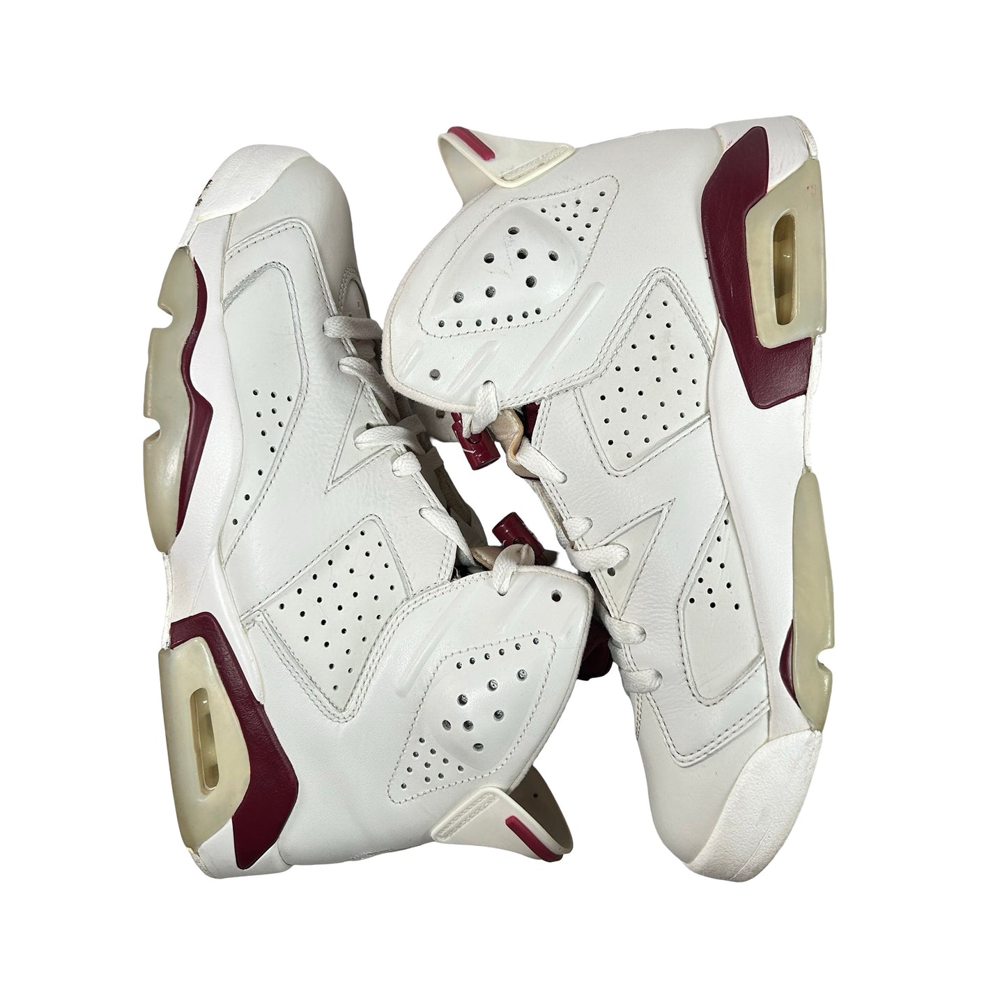 384664 116 Jordan 6 Maroon [USED] - 8 M (Used) (No Box)
