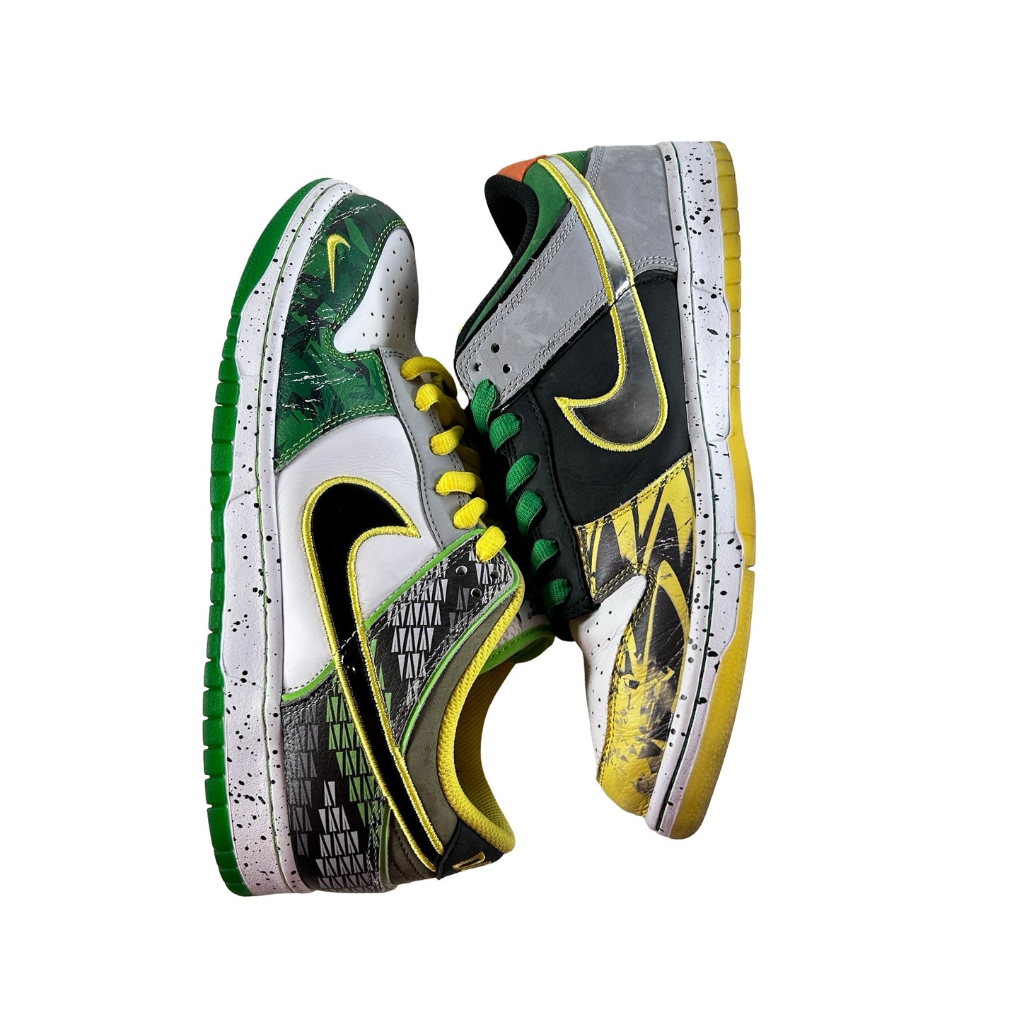 HV1454 100  Nike Dunk Low What the Duck Away University of Oregon PE [USED] - 10 M (Used)