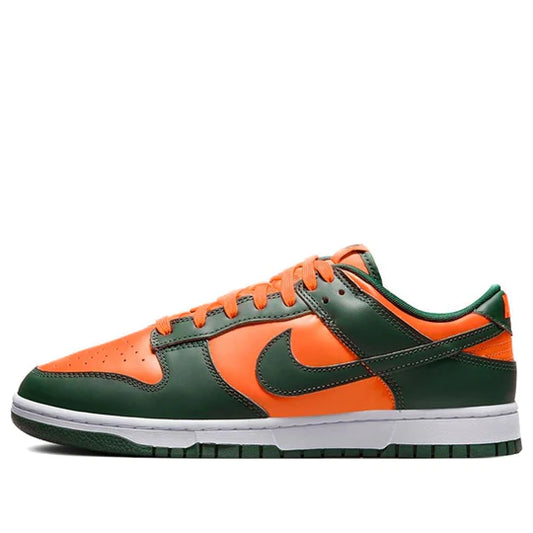 DD1391 300 Nike Dunk Low Retro Miami Hurricanes