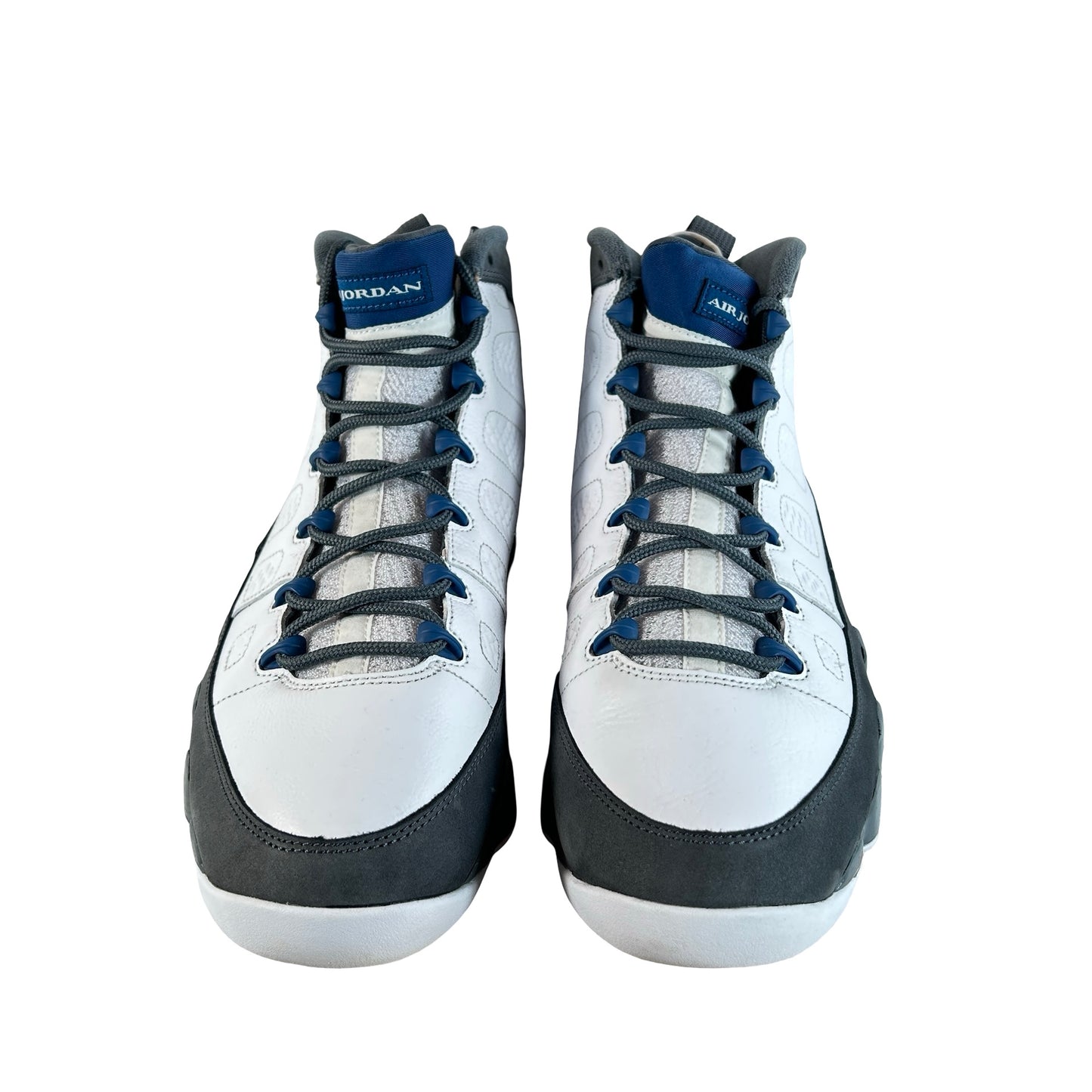 HV4794 100 Jordan 9 Retro Flint Grey French Blue (2026) [USED] - 12 M (Used) (No Box)