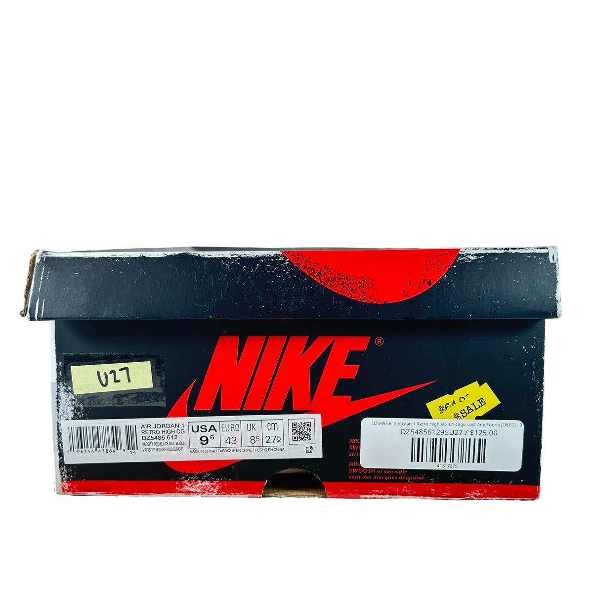 DZ5485 612 Jordan 1 Retro High OG Chicago Lost And Found [USED] - 9.5 M (Used27)