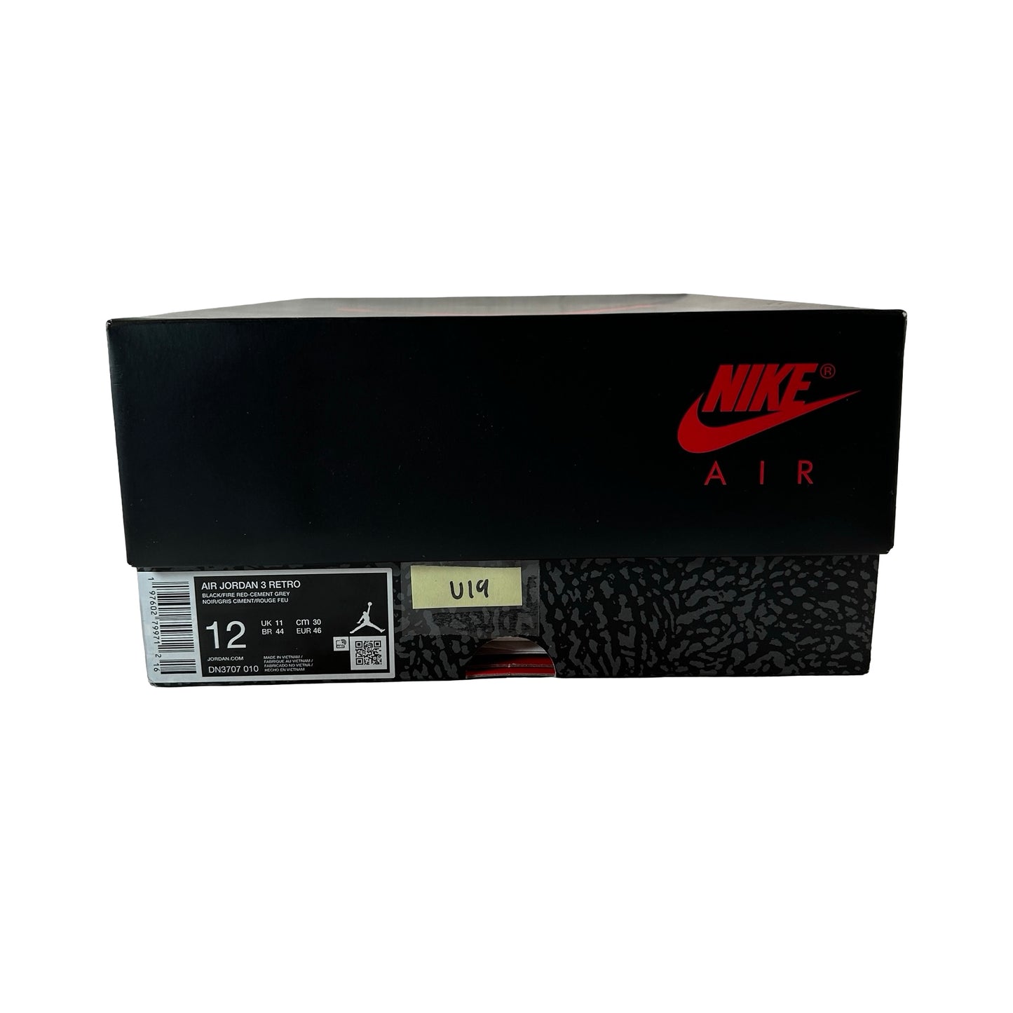 DN3707 010 Jordan 3 Retro Black Cement Reimagined (2024) [USED] - 12 M (Used19)