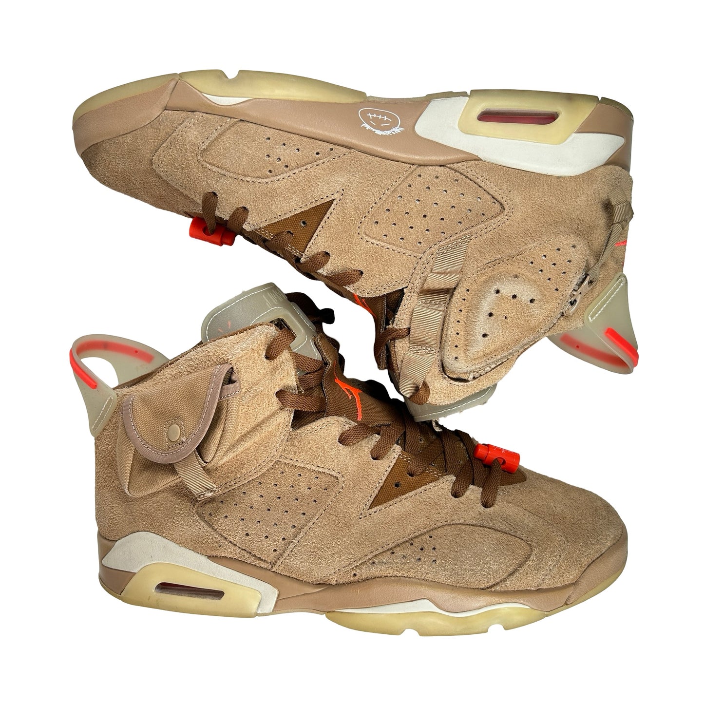 DH0690 200 Jordan 6 Retro Travis Scott British Khaki [USED] - 12.5 M (Used)