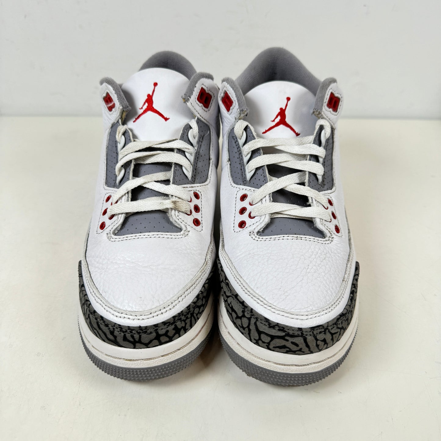 DM0967 160 Jordan 3 Retro Fire Red (2022) (GS) [USED] - 7 Y (Used)