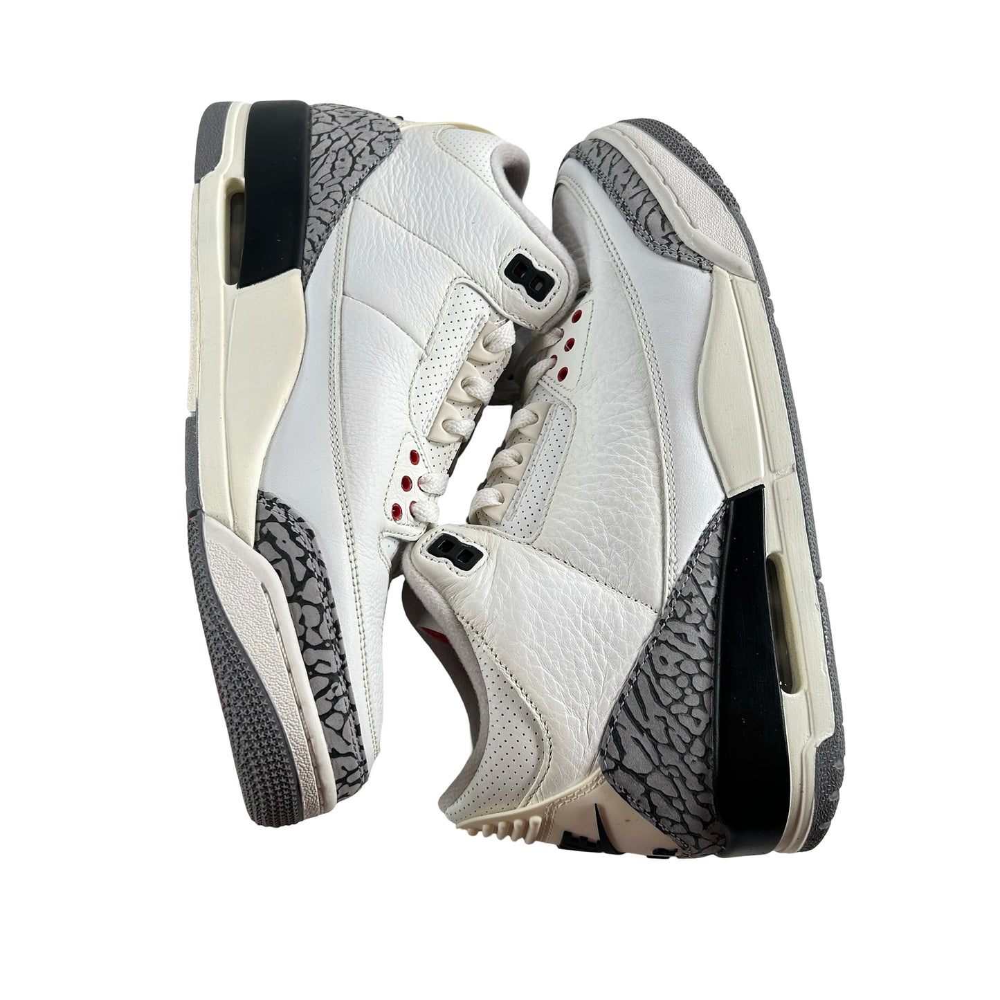 DN3707 100 Jordan 3 Retro White Cement Reimagined [USED] - 9.5 M (Used12)
