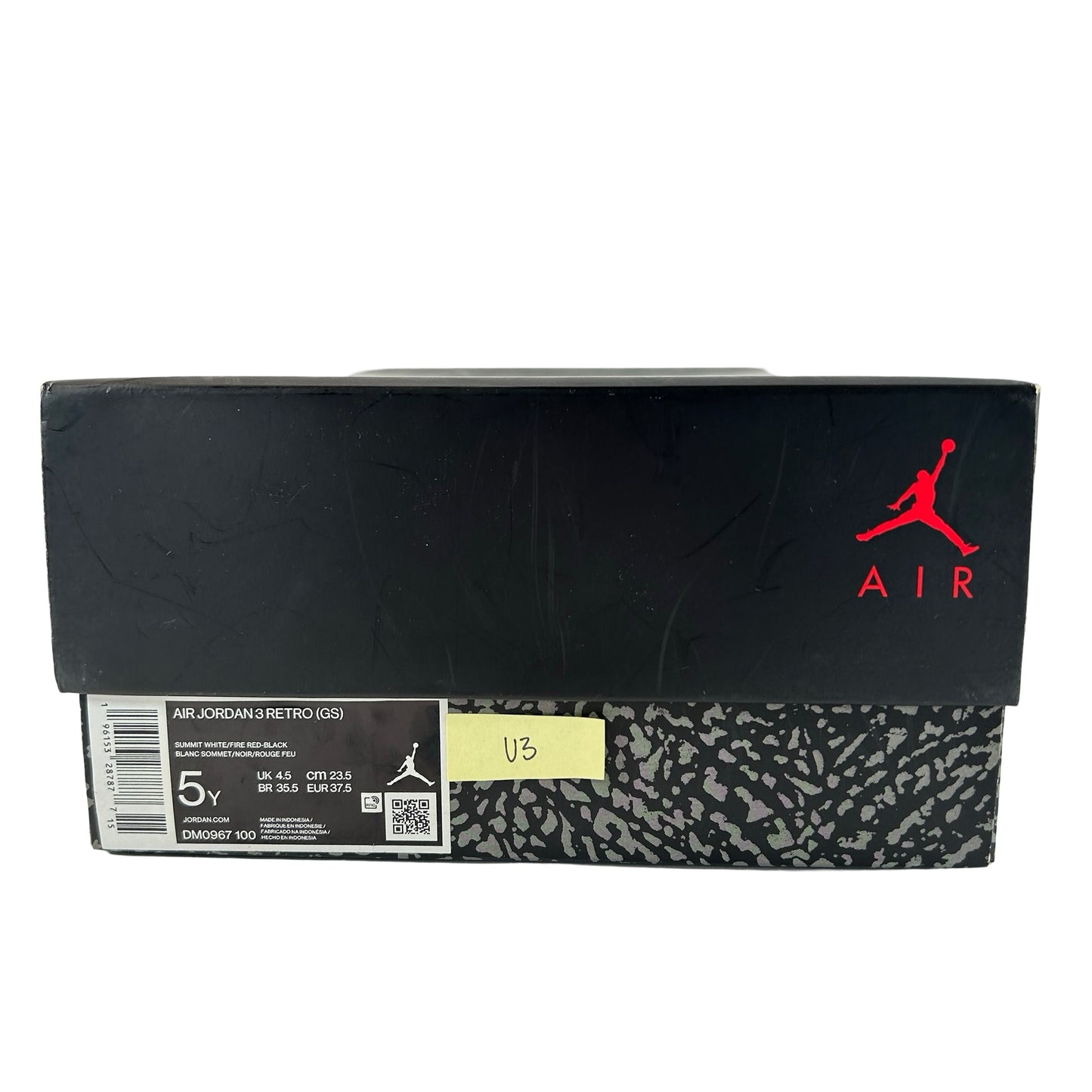 DM0967 100 Jordan 3 Retro White Cement Reimagined (GS) [USED] - 5 Y (Used3)