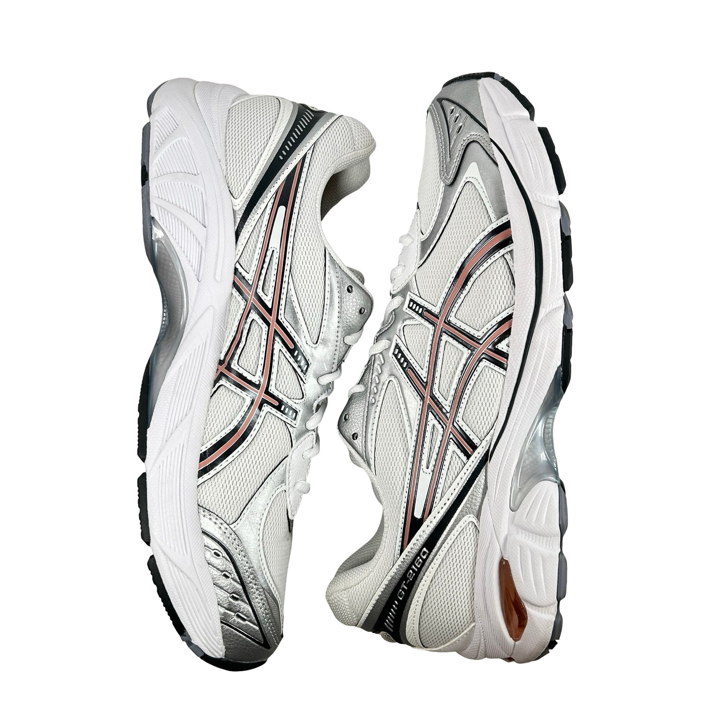 1203A320 103 ASICS GT-2160 White Rose Rouge [USED]  - 11 M (Used)
