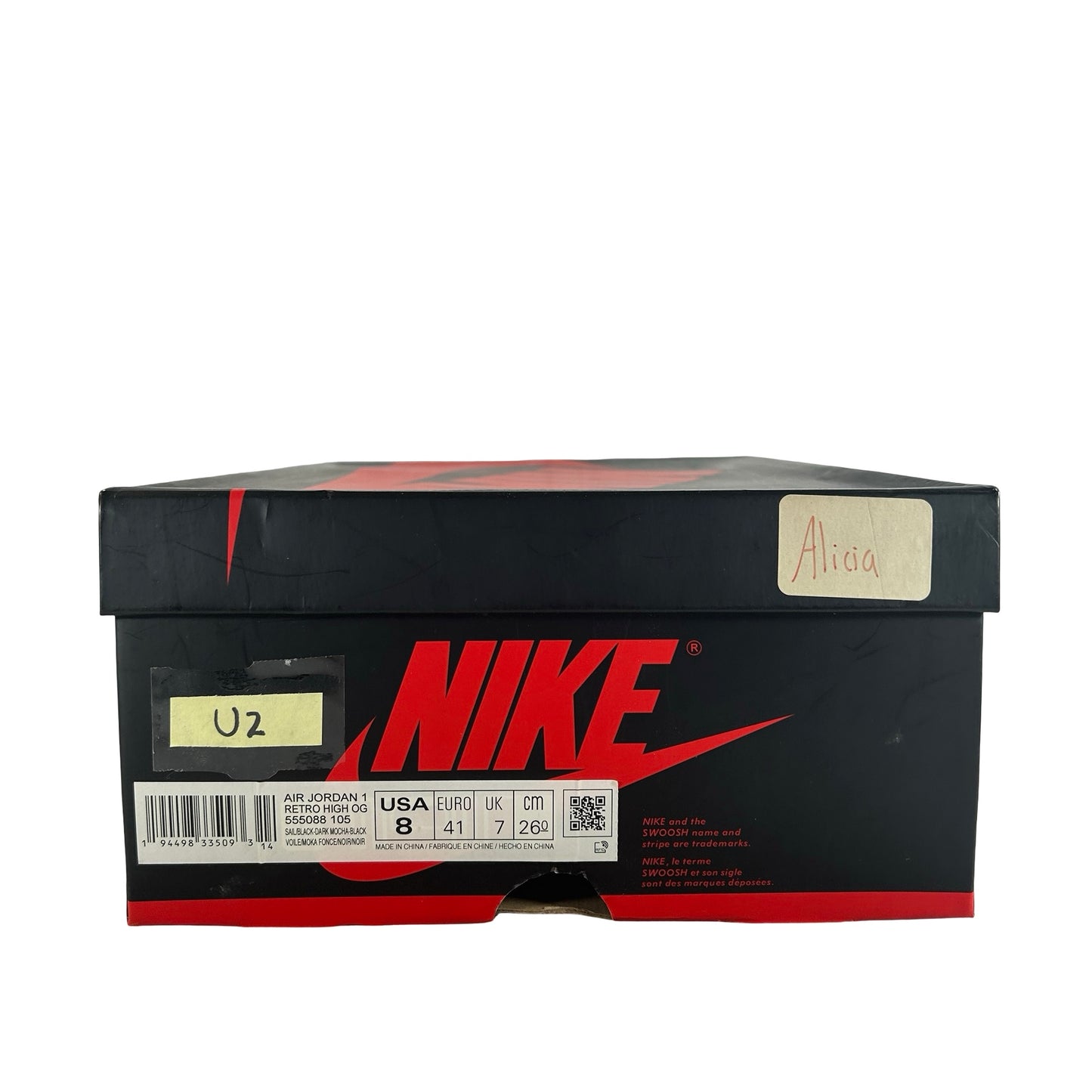 555088 105 Jordan 1 Mocha [USED] - 8 M (Used2)
