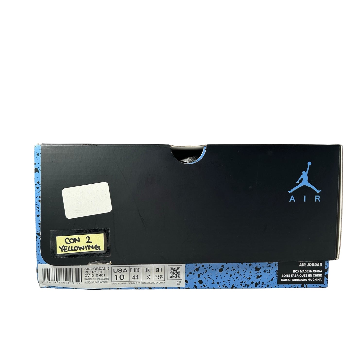 DV1310 401 Jordan 5 Retro UNC University Blue [CONDITIONAL] - 10 M (Yellowing2)