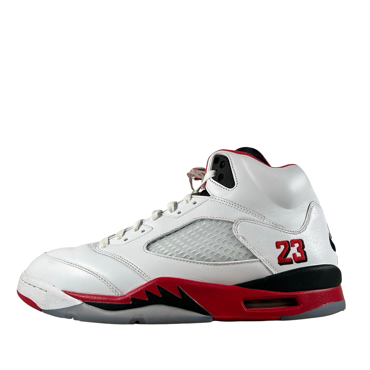 HQ7978 101 Jordan 5 Retro Fire Red Black Tongue (2025) [USED] - 13 M (Used)