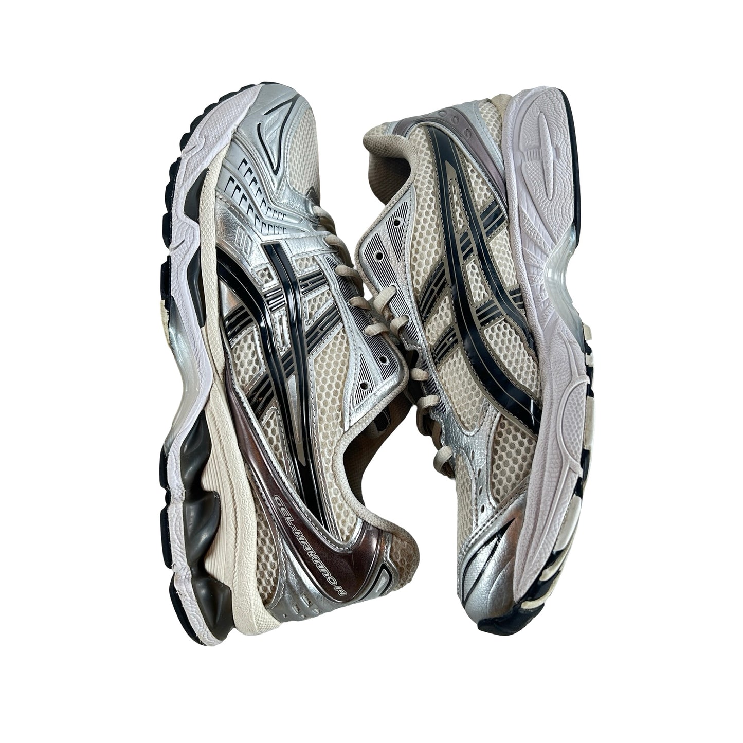 1201A019 108 ASICS Gel-Kayano 14 Cream Black Metallic Plum [USED] - 9 M (Used4)