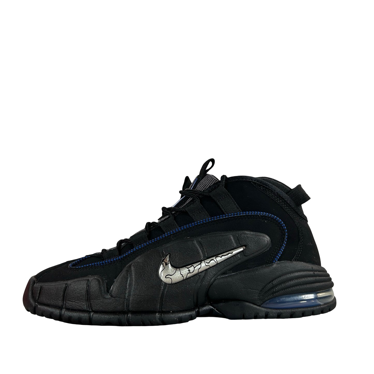 DN2487 002 Nike Air Max Penny 1 All-Star Black Metallic Silver [USED] - 10.5 M (Used)