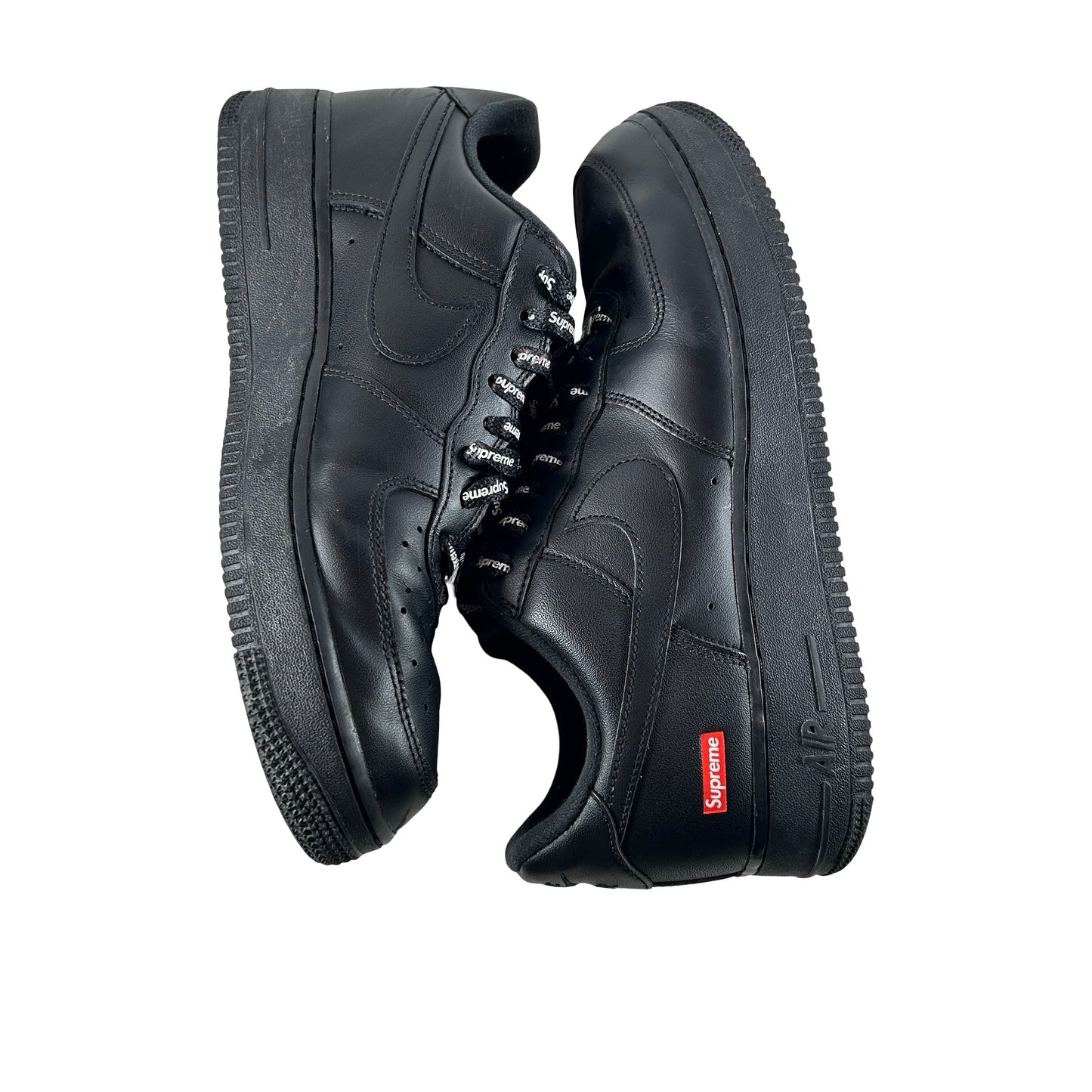 CU9225 001 Air Force 1 Low Supreme Black [USED] - 9 M (Used4)