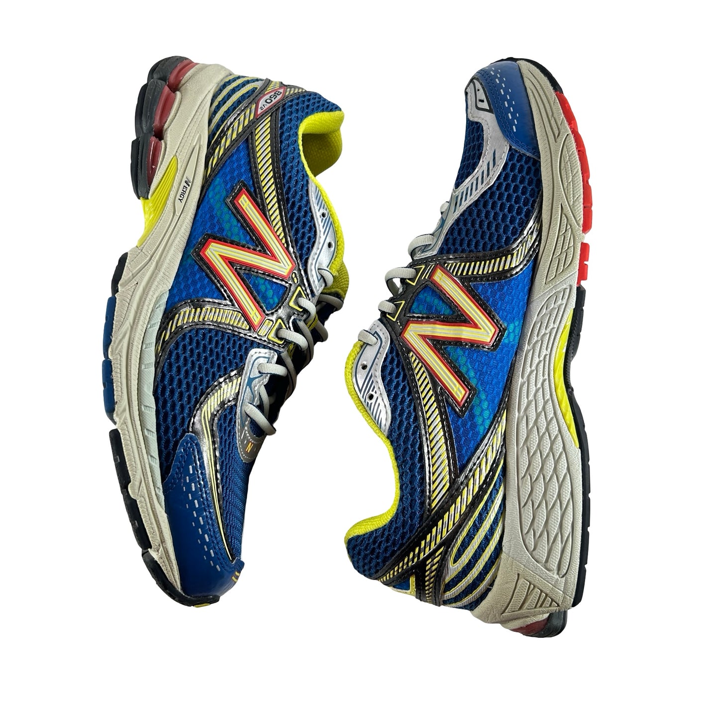 ML860DA2 New Balance 860v2 Aimé Leon Dore Blue Yellow [USED] - 10 M (Used) (No Box)