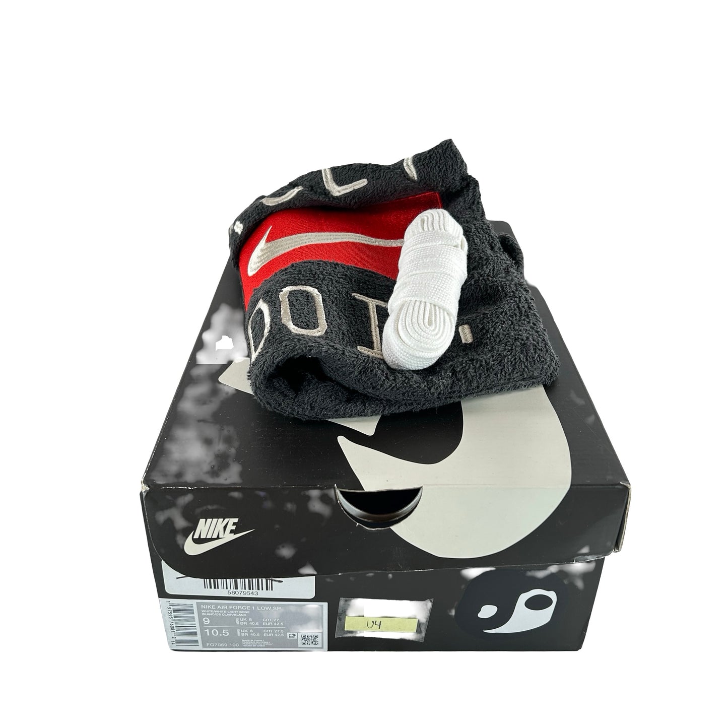 FQ7069 100 Nike Air Force 1 Low Cactus Plant Flea Market White (2024) [USED] - 9 M (Used4)