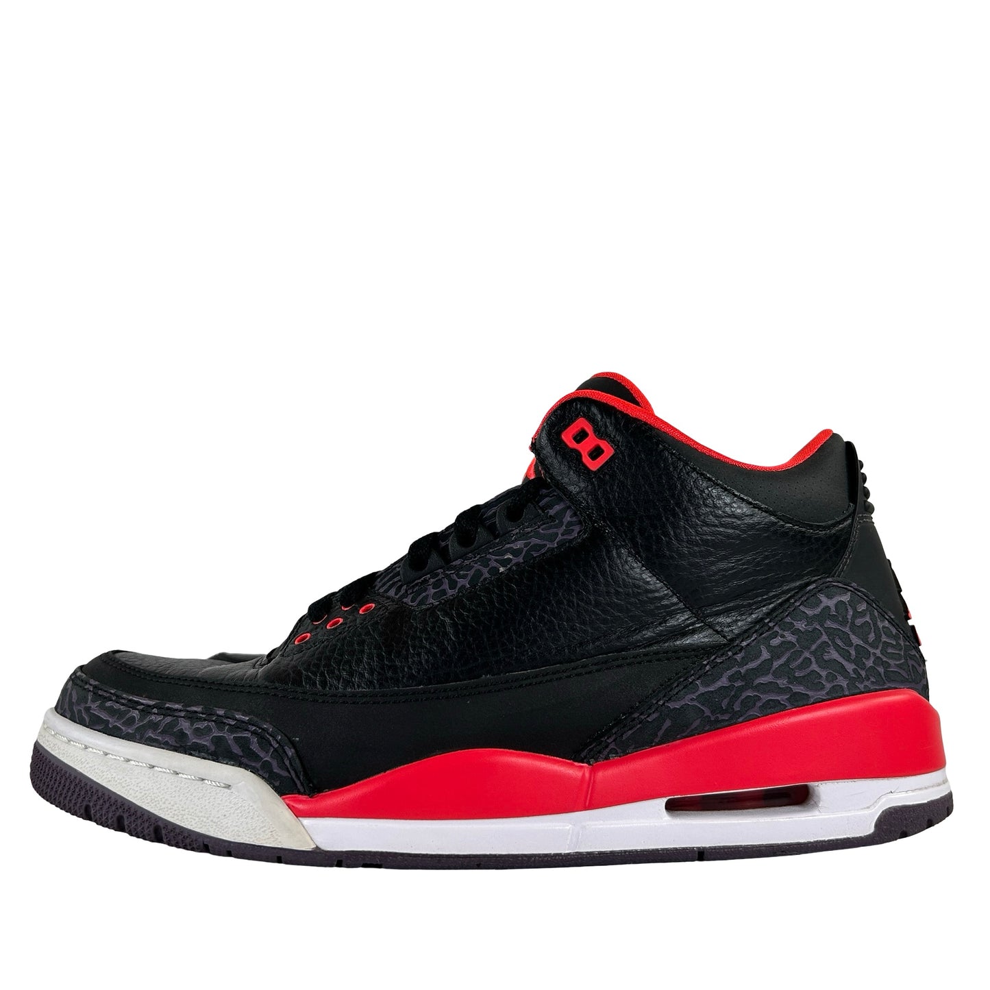 136064 005 Jordan 3 Retro Crimson [USED] - 10.5 M (Used) (Replace Box) (No Insoles)