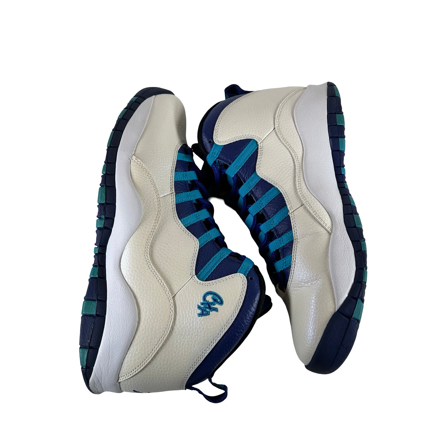 310805 107 Jordan 10 Retro Charlotte (2016) [USED] - 11 M (Used) (Replace Box) (Missing Right Foot)