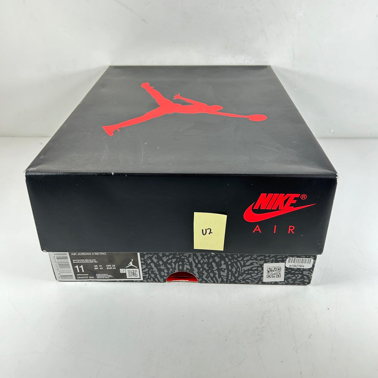 DN3707 160 Jordan 3 Retro Fire Red (2022) [USED] - 11 M (Used2)