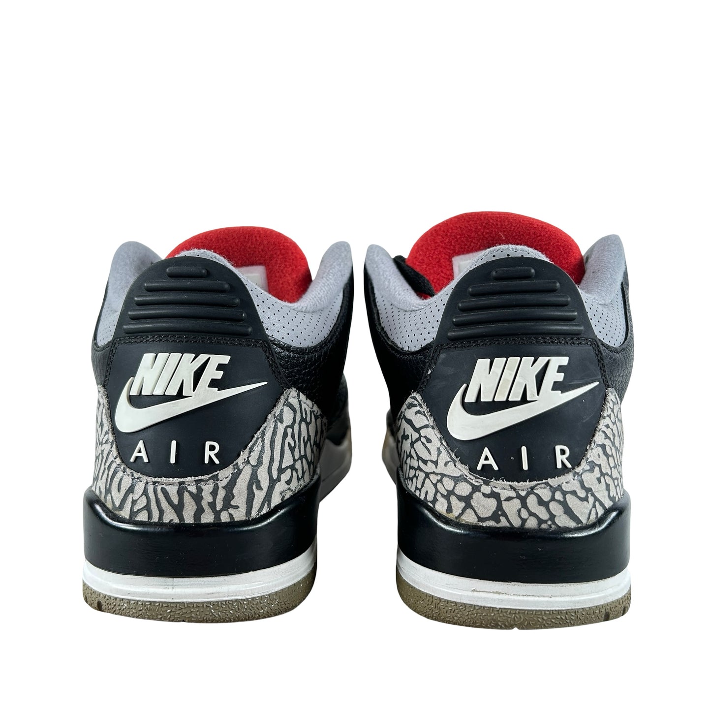 854262 001 Jordan 3 Black Cement 2018 [USED] - 8.5 M (Used2) (No Box2)