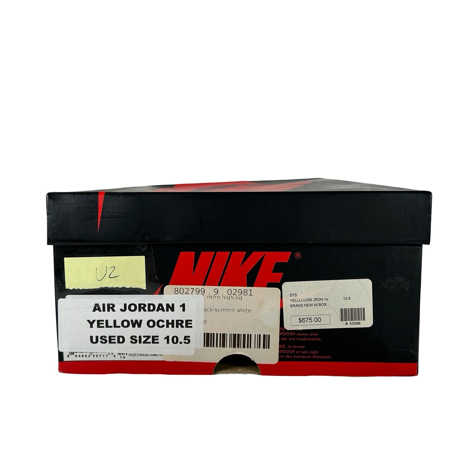 555088 109 Jordan 1 Retro High Yellow Ochre [USED] - 10.5 M (Used2)