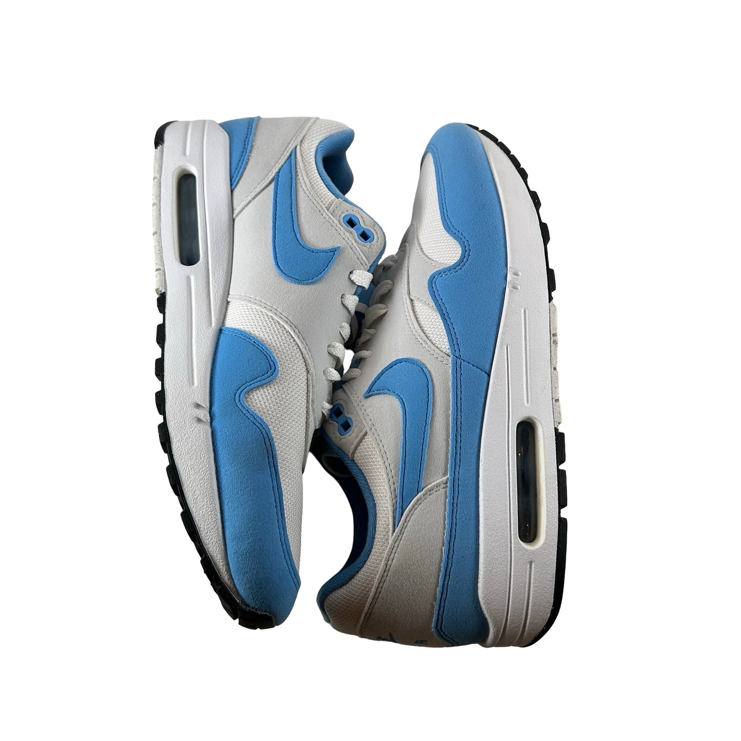 FD9082 103 Nike Air Max 1 White University Blue [USED] - 9.5 M (Used)