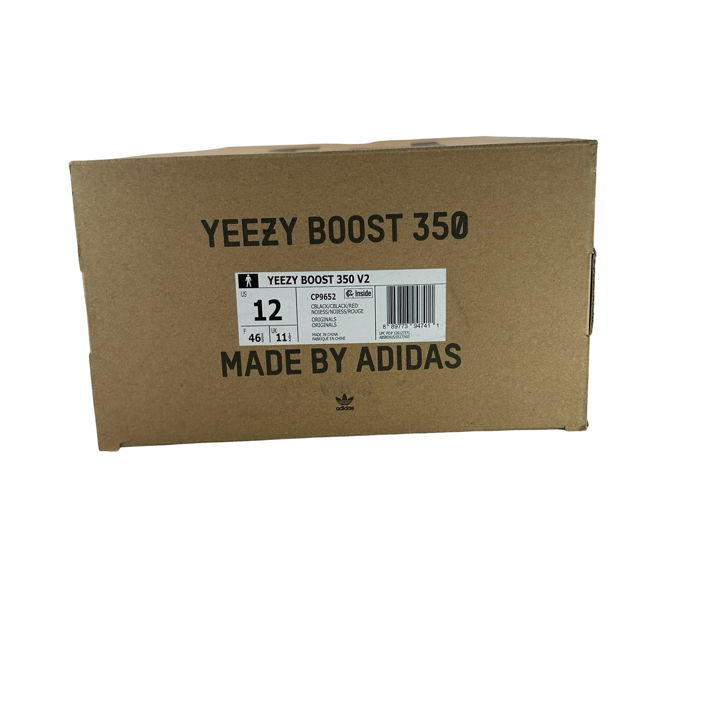 CP9652 Yeezy 350 V2 Bred [USED] - 12 M (Used)