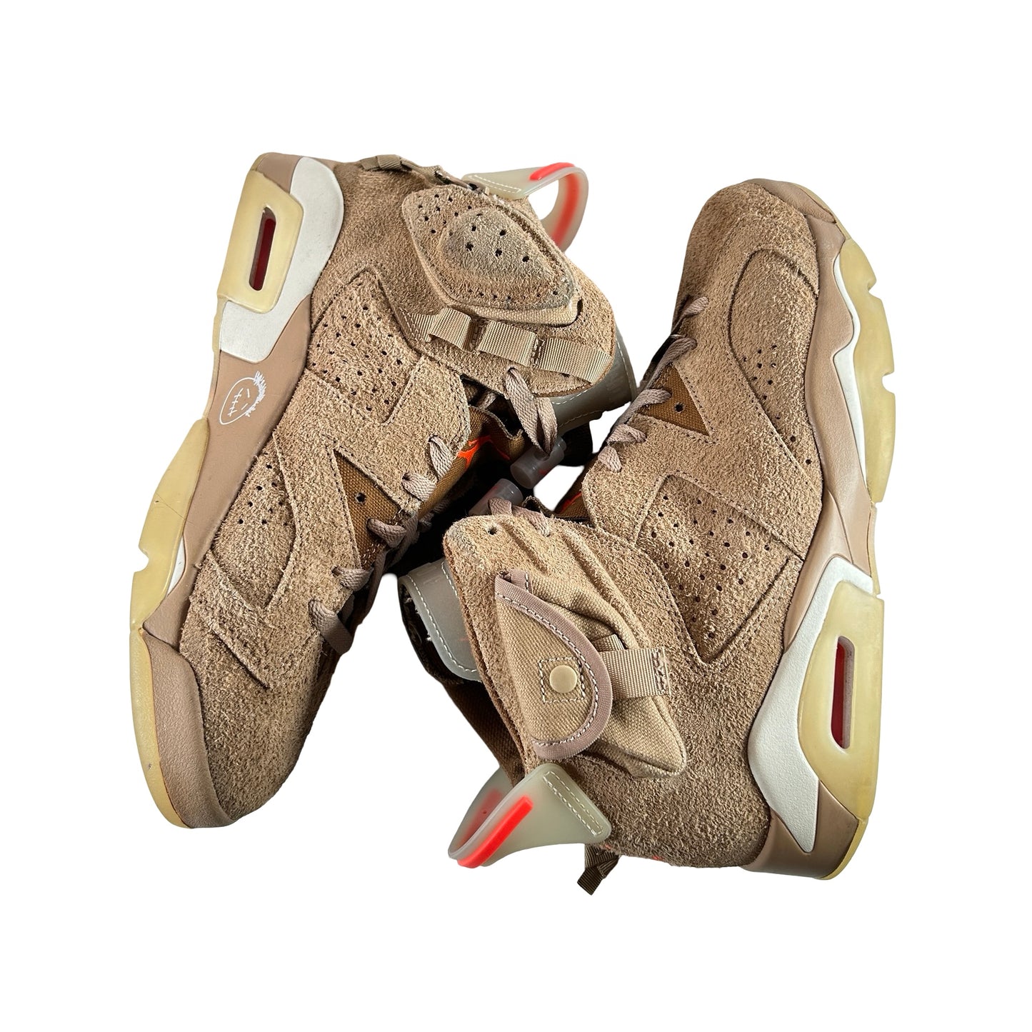 DH0690 200 Jordan 6 Retro Travis Scott British Khaki [USED] - 7.5 M (Used)
