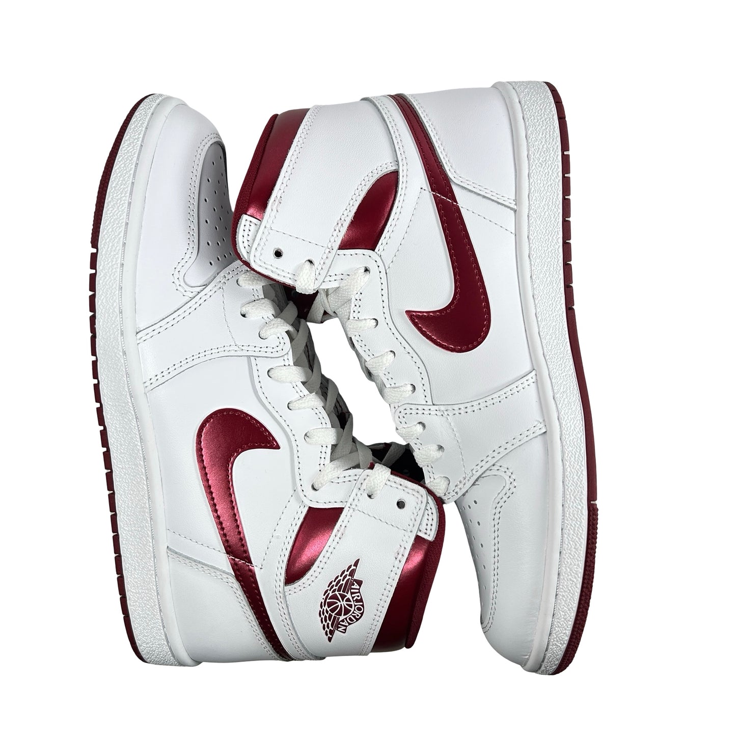BQ4422 161 Jordan 1 Retro High 85 OG Metallic Burgundy [USED] - 10 M (Used)