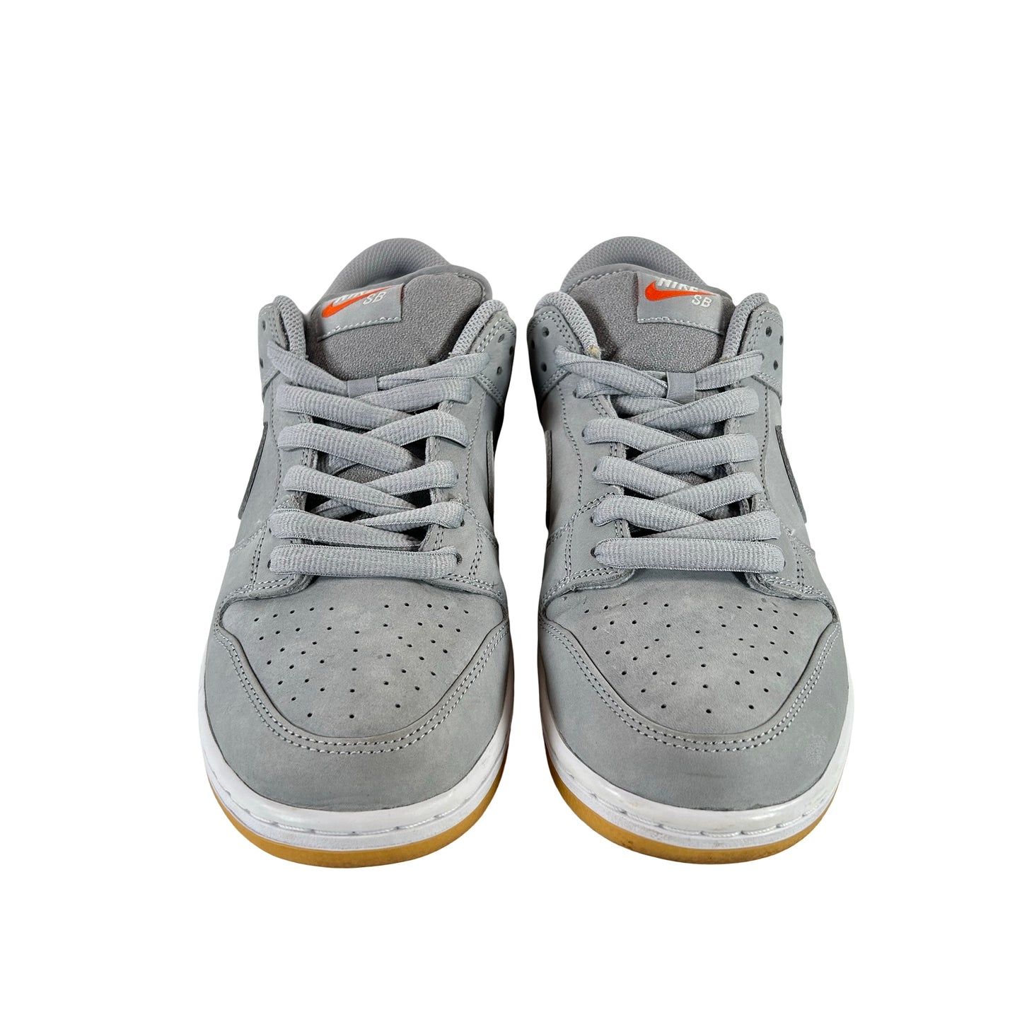 DV5464 001 Nike SB Dunk Low Pro ISO Orange Label Wolf Grey Gum [USED] - 11 M (Used2)